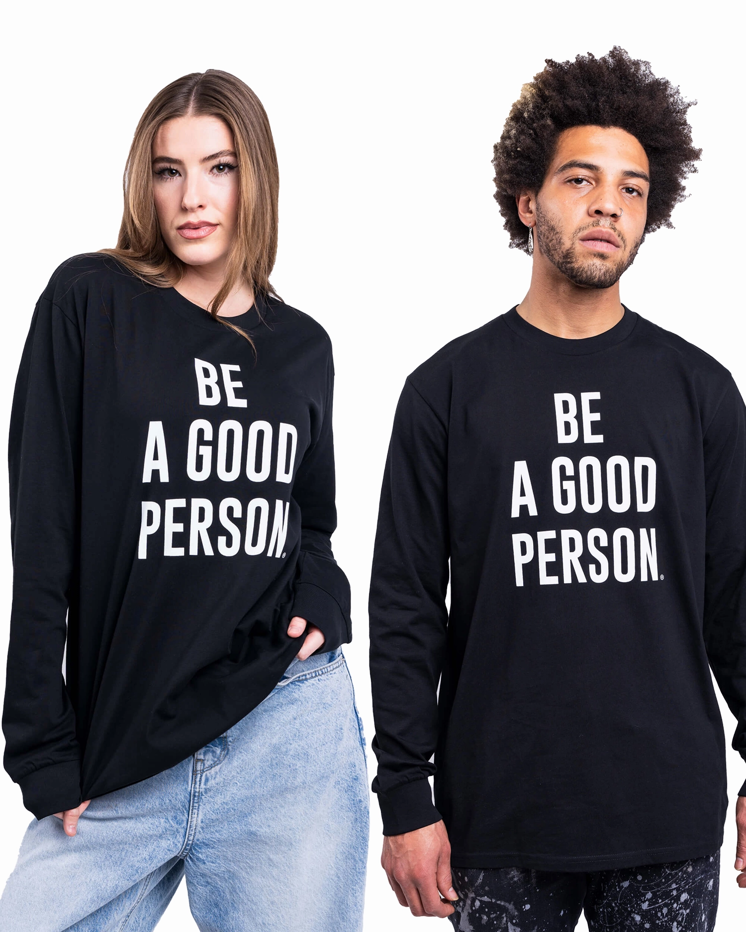 City Fashion Look School spirit Signature Long Sleeve - Black