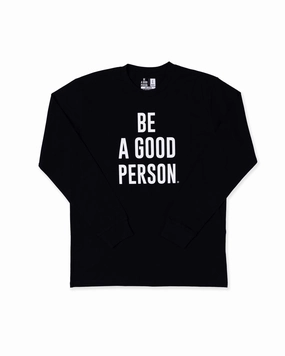 Modern Casual Date night Signature Long Sleeve - Black