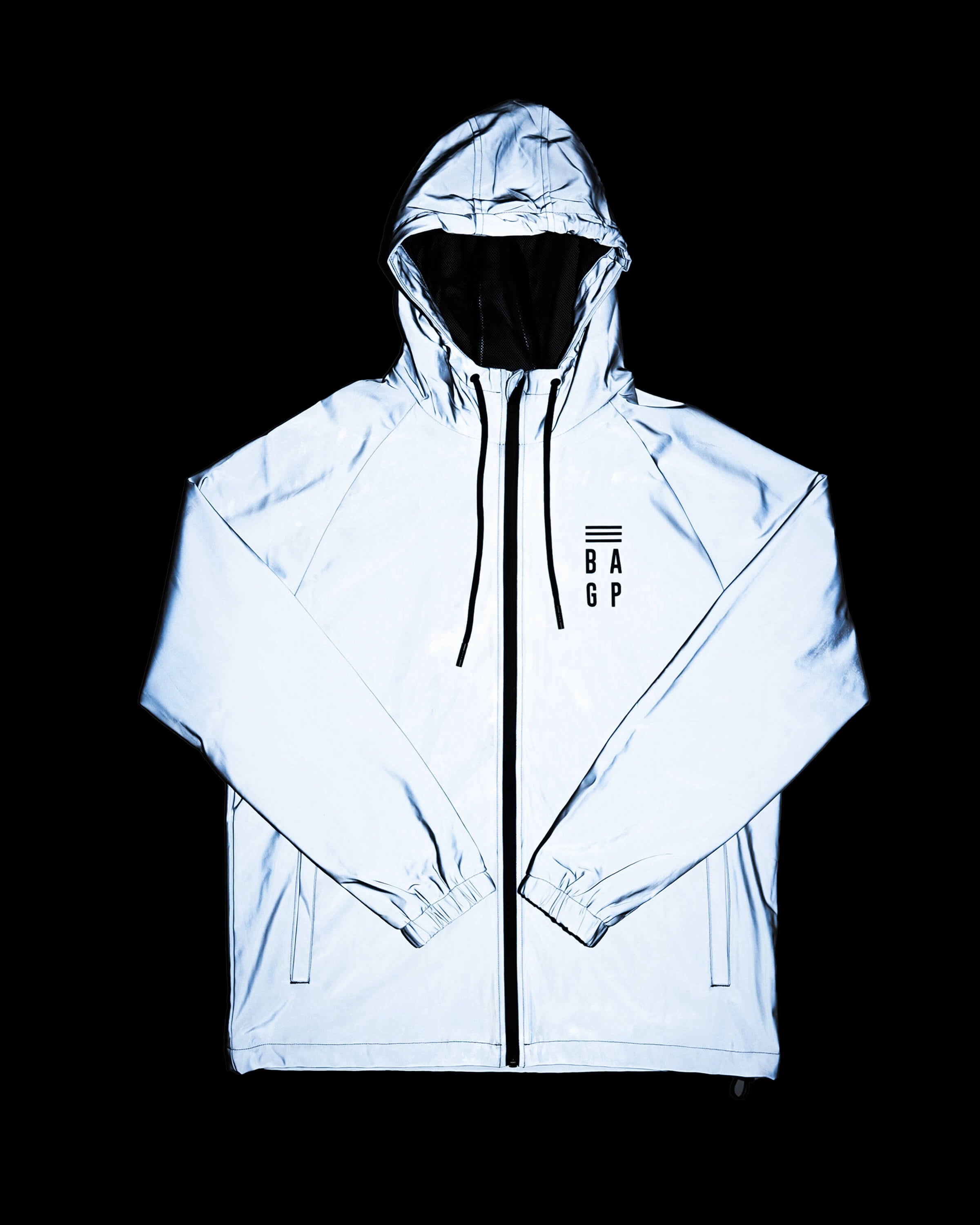 Noise Reducing Hardware Signature Rain Jacket - Reflective