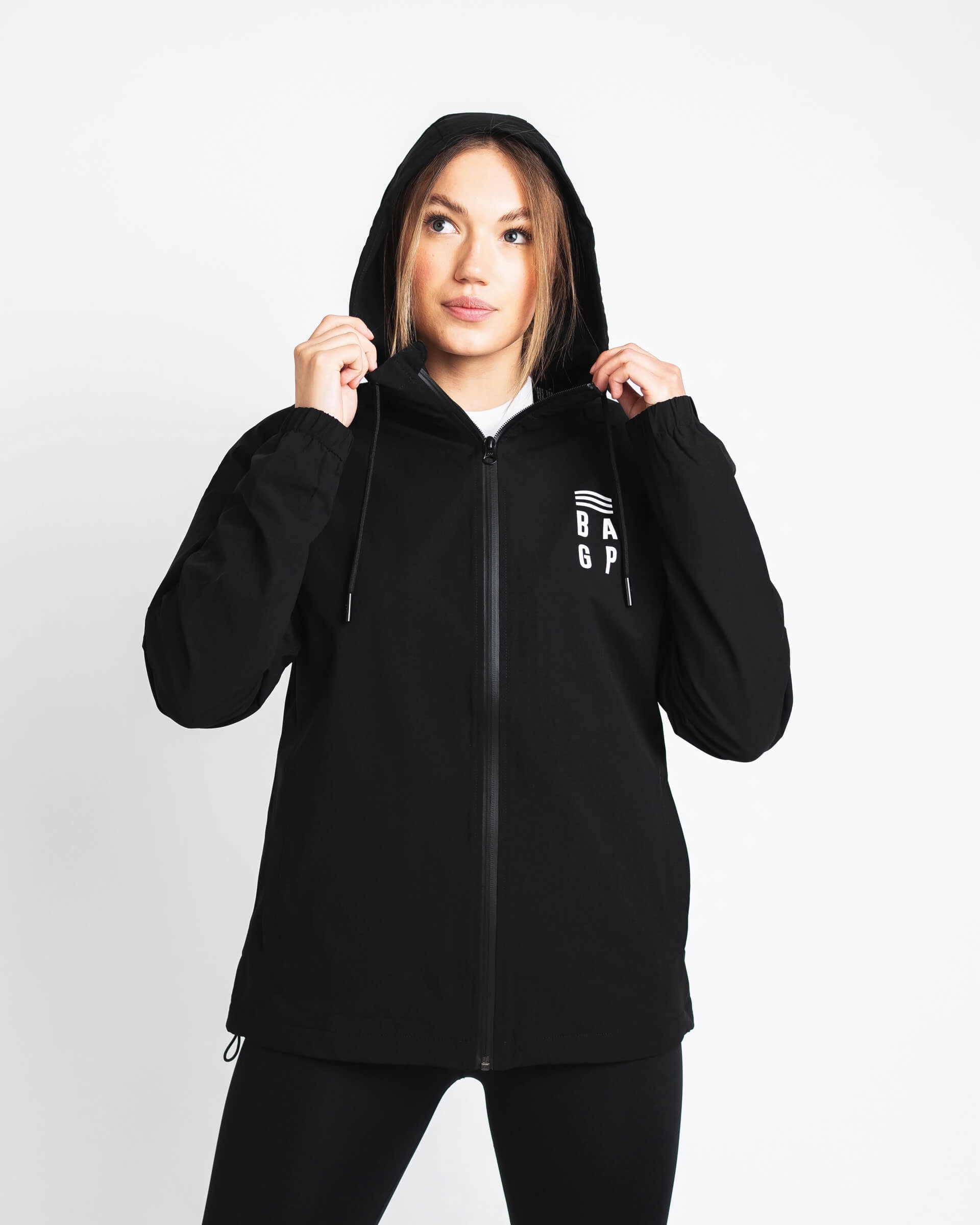 Adaptive Layering System Hypoallergenic Interior Layer Signature Windbreaker - Black