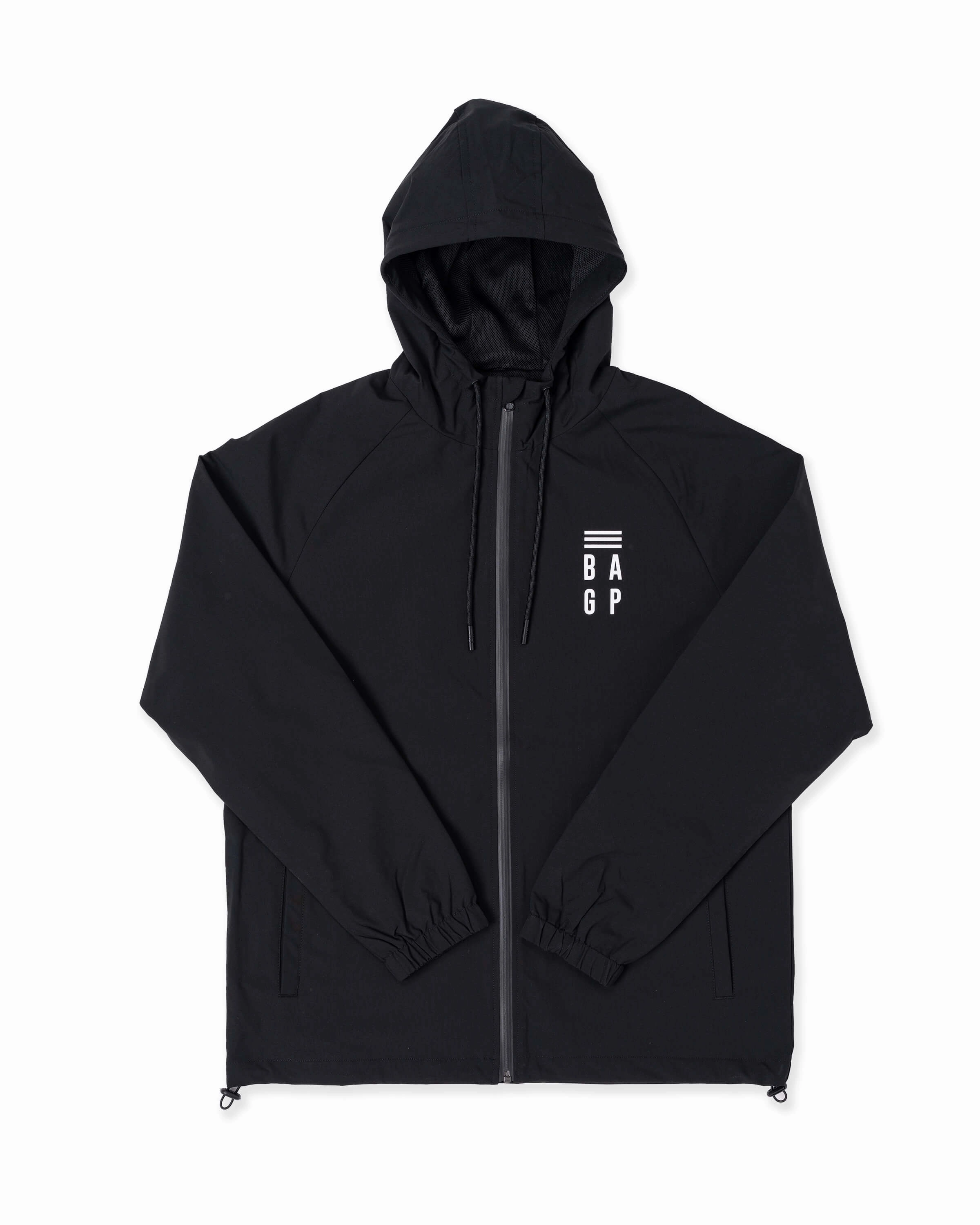 Multi Use Piece Signature Windbreaker - Black