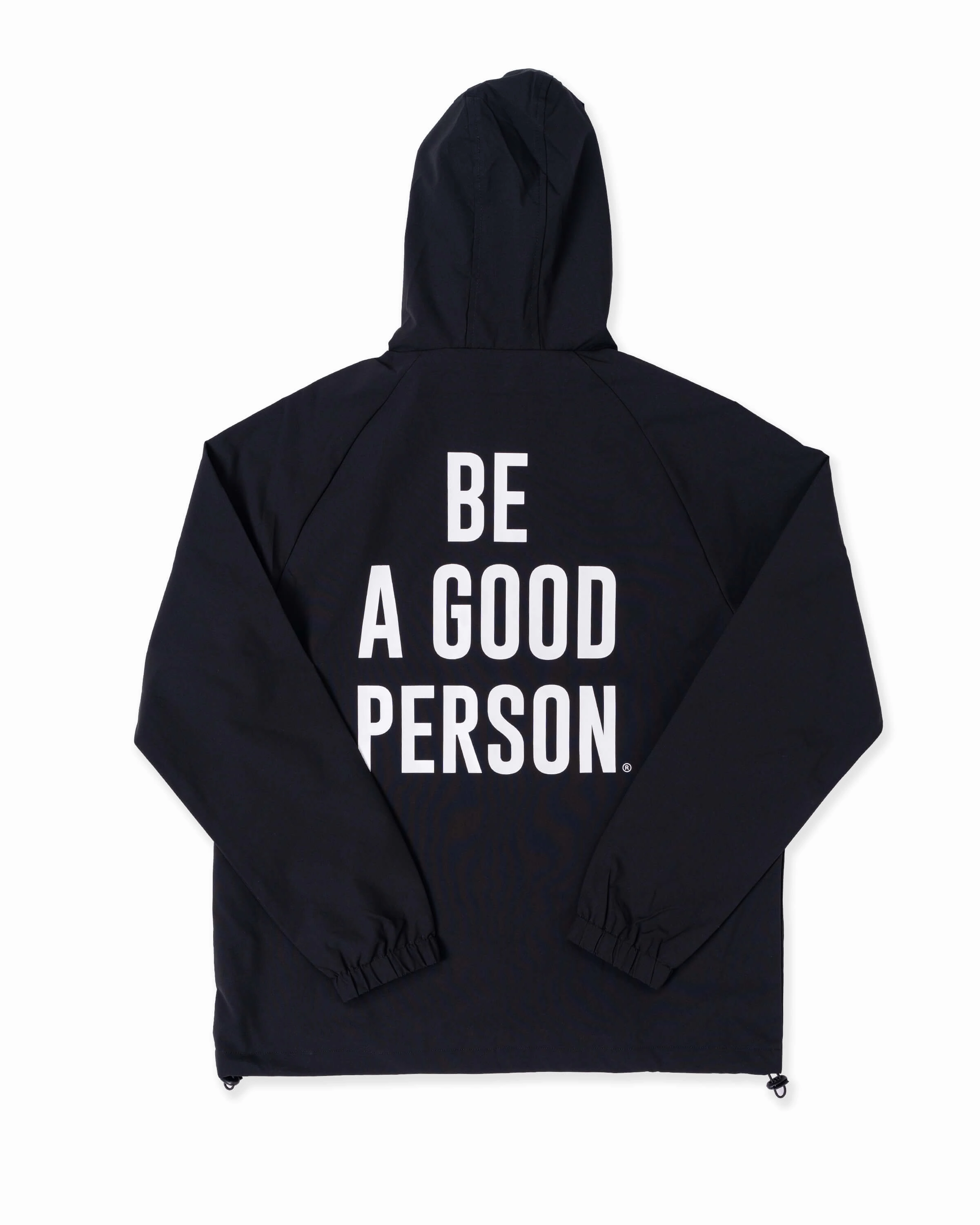 Signature Windbreaker - Black AntiStaticLayer Cozy Hood Detail