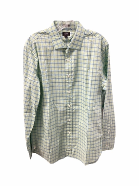 Camouflage Print JCrew Men's Shirt Green L