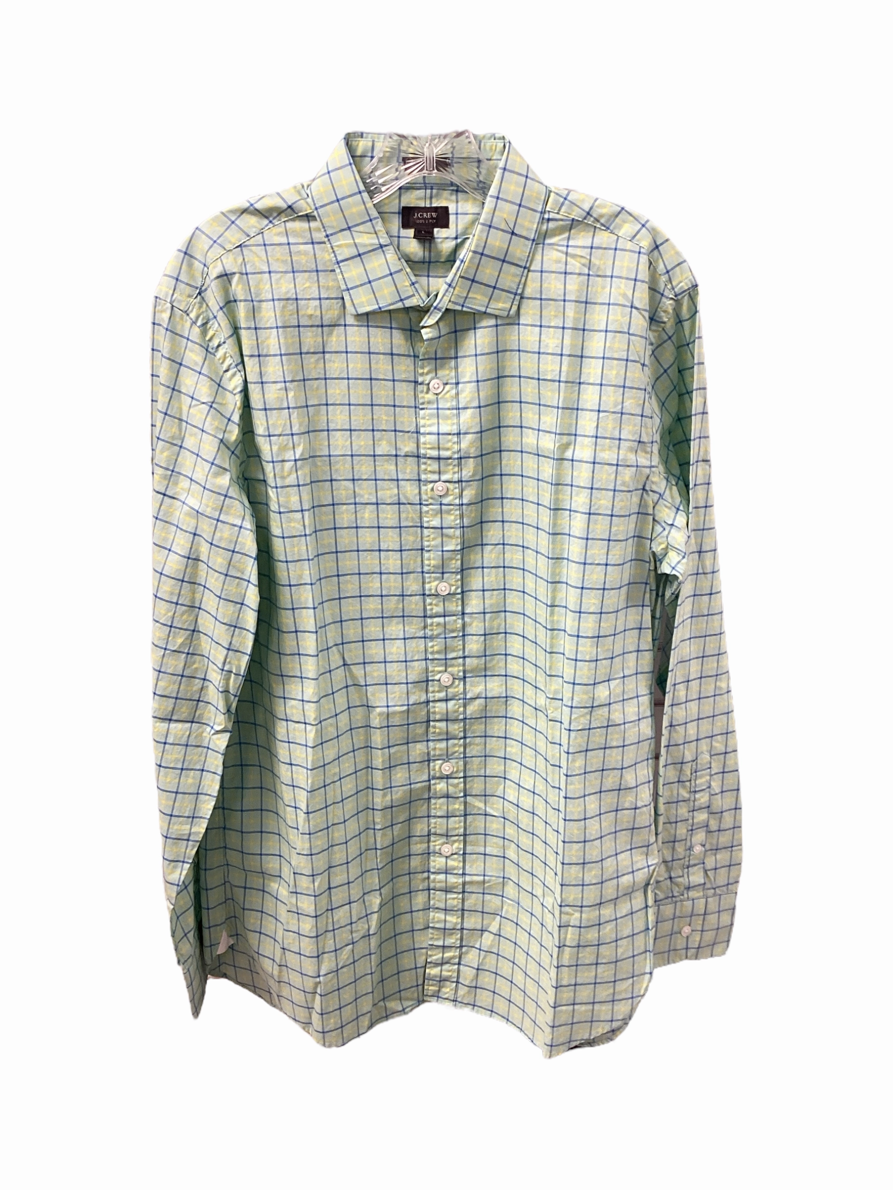 Camouflage Print JCrew Men's Shirt Green L