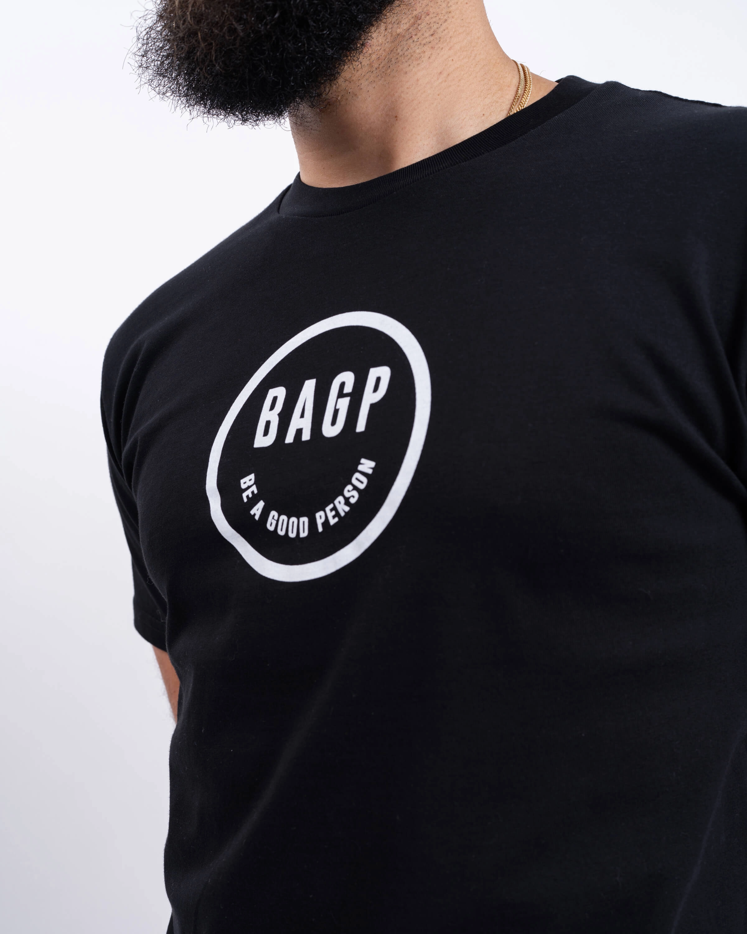 brandable Basic Layer Smiley T-Shirt - Black