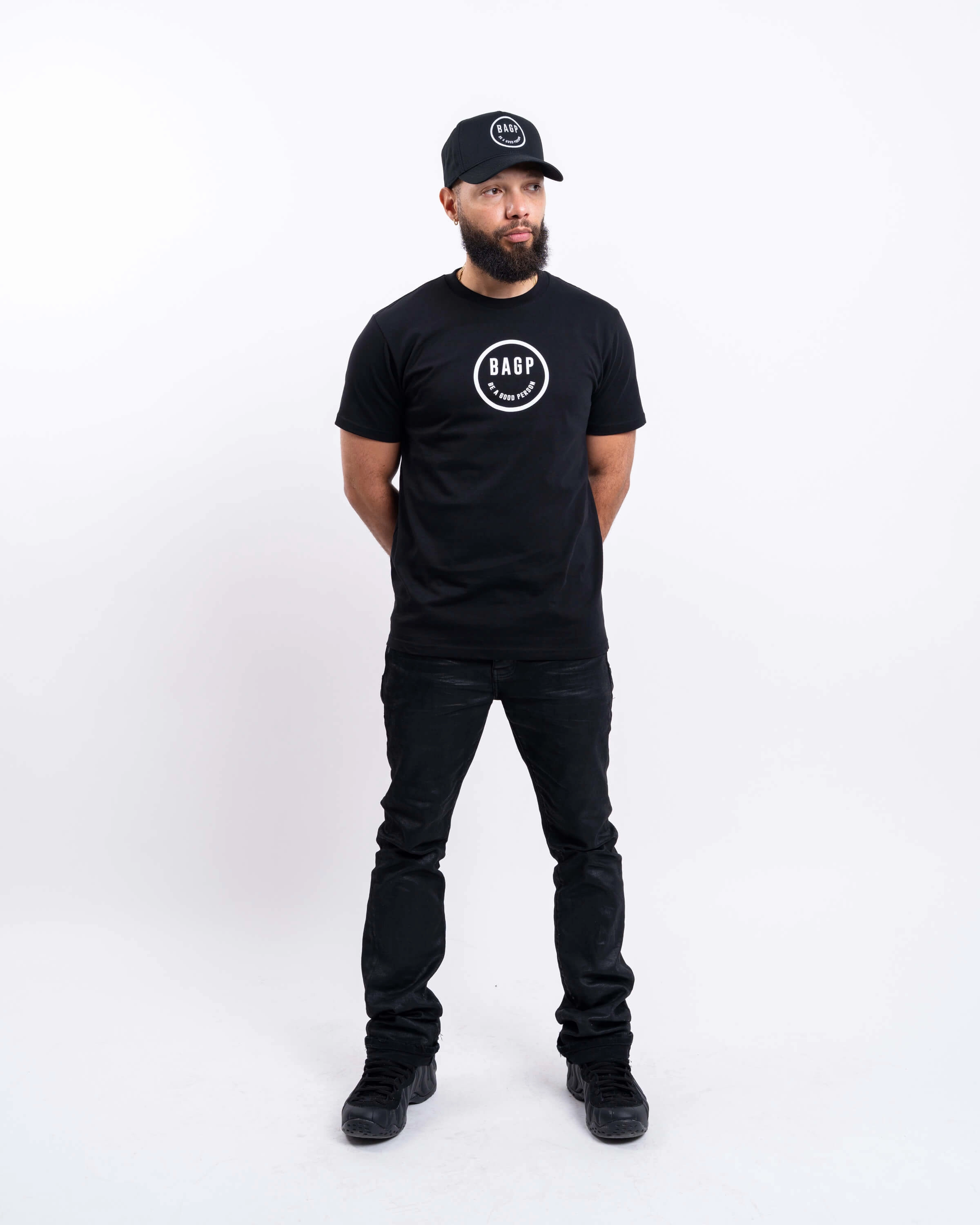 Smiley T-Shirt - Black Skin Friendly Lining