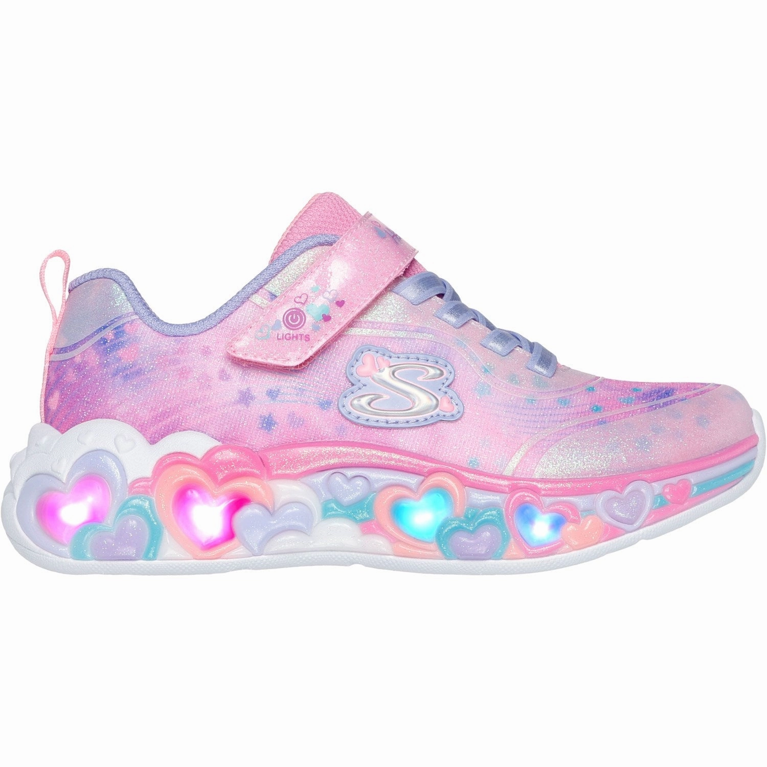 Skechers Eternal Heart Lights Sneakers Supportive grip Pressure Dispersion Sole