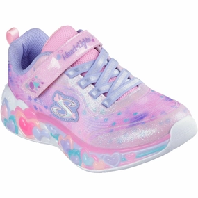 Skechers Eternal Heart Lights Sneakers Running Gear Reinforced Collar Padding