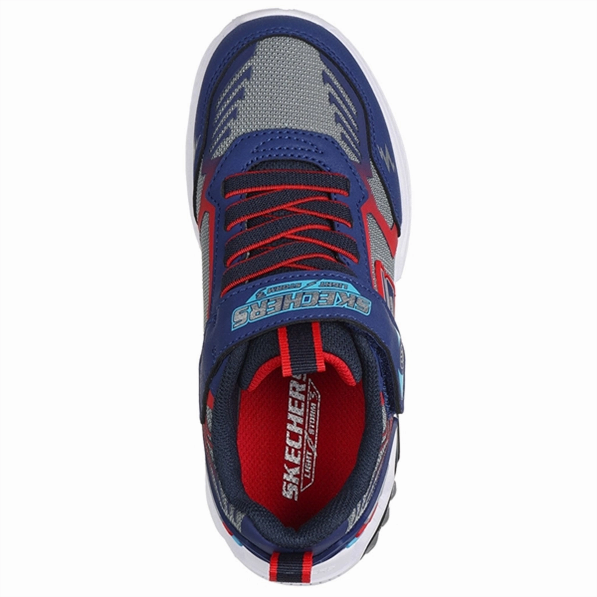 Memory Foam Ankle Support Skechers Light Storm 3 Sneakers Navy Red