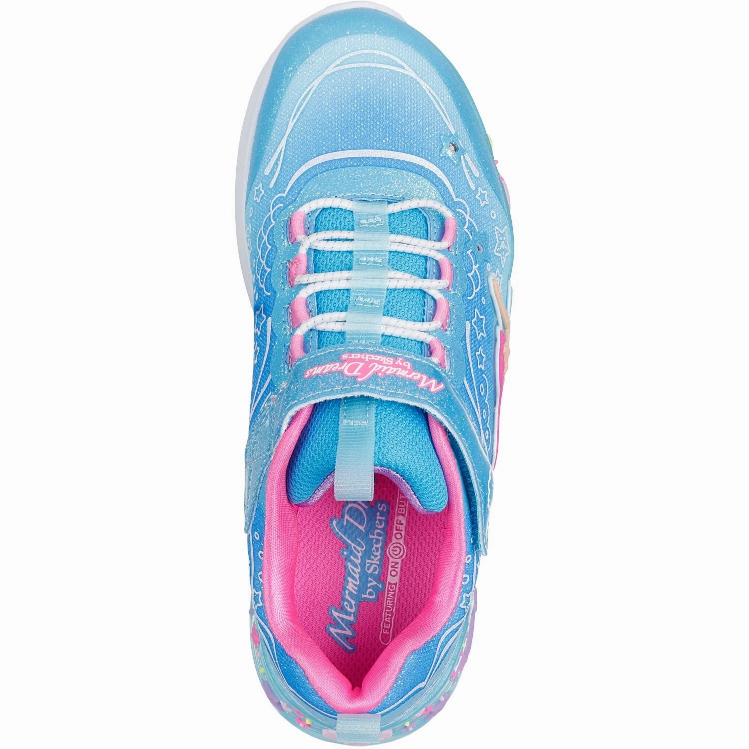 Moisture Wicking Insole Skechers Mermaid Dreams Sneakers