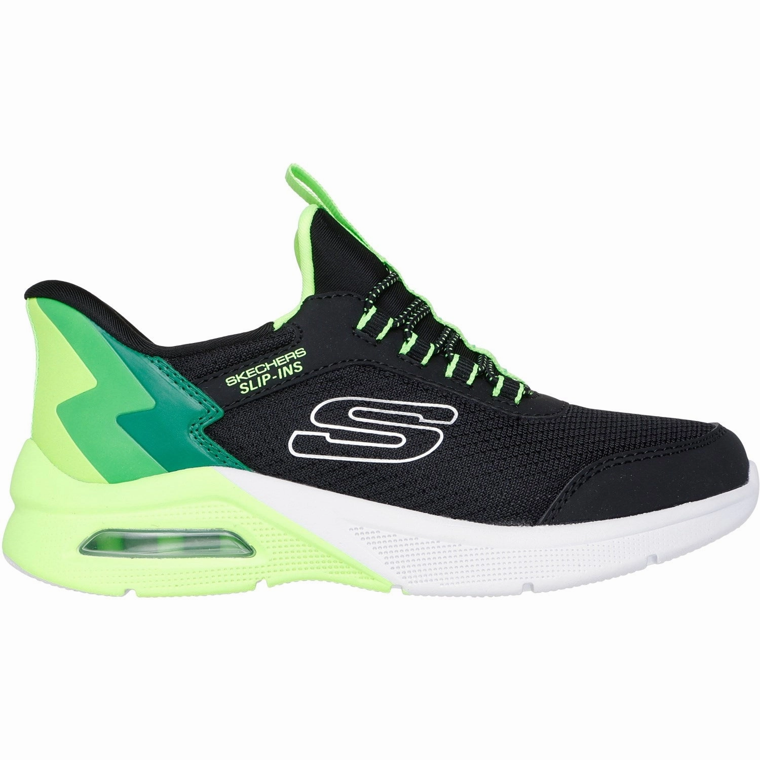 Skechers Microspec Max - Brisk-Stripe Sneakers Enhanced Durability