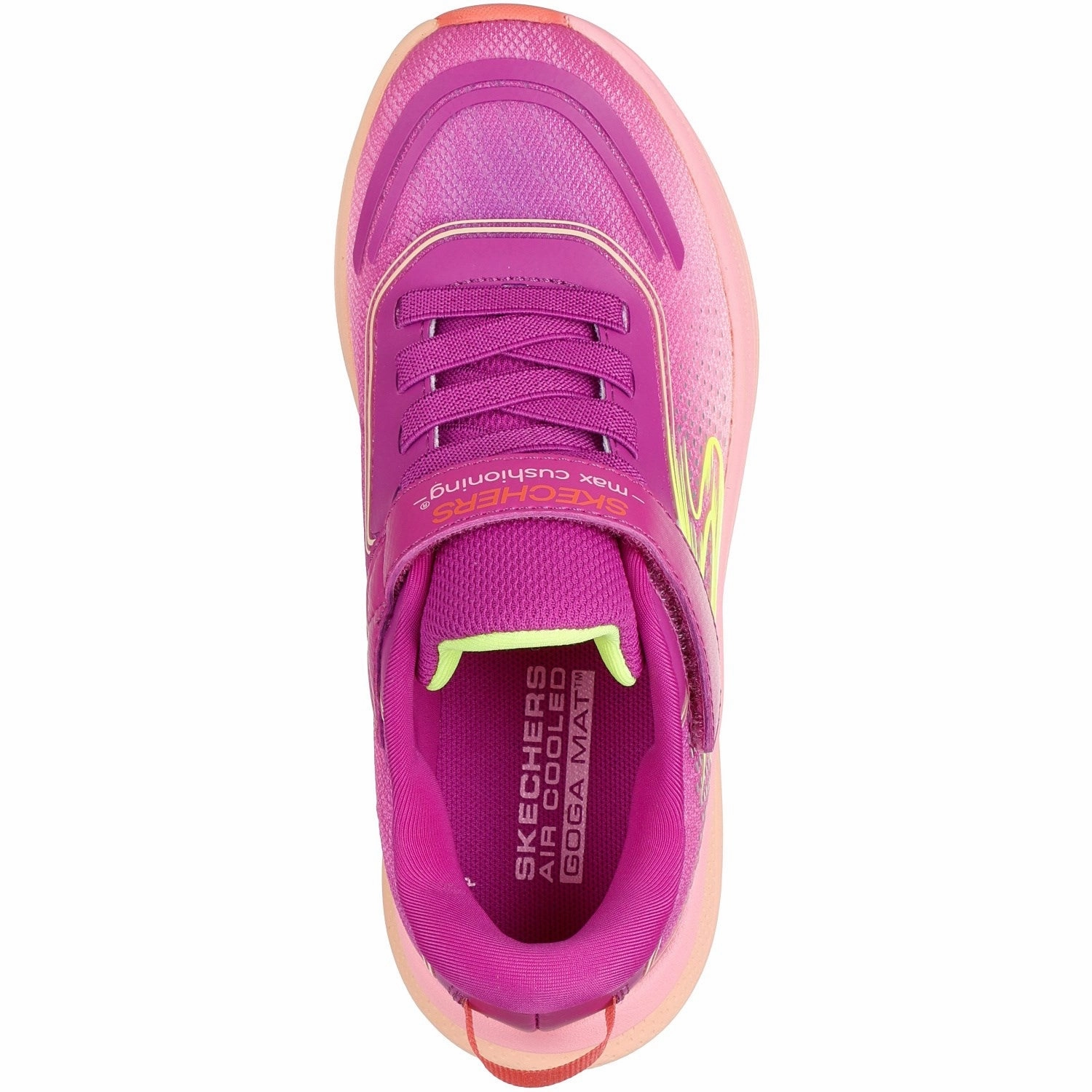 Skechers Purple Max Cushioning Ascend Sunset Searching Eco Friendly Dye Process Sneaker Design