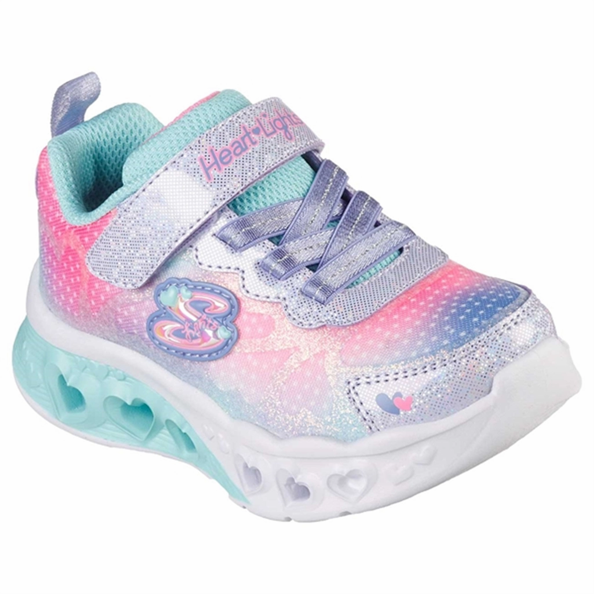 Skechers S-Lights Heart Lights Flutter Sneakers Simply Love Dual Tone