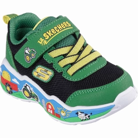 Asymmetric Lacing Weightless Running Tech Skechers X John Deere: Play Scene-Barn-Squad Buddies Sneakers