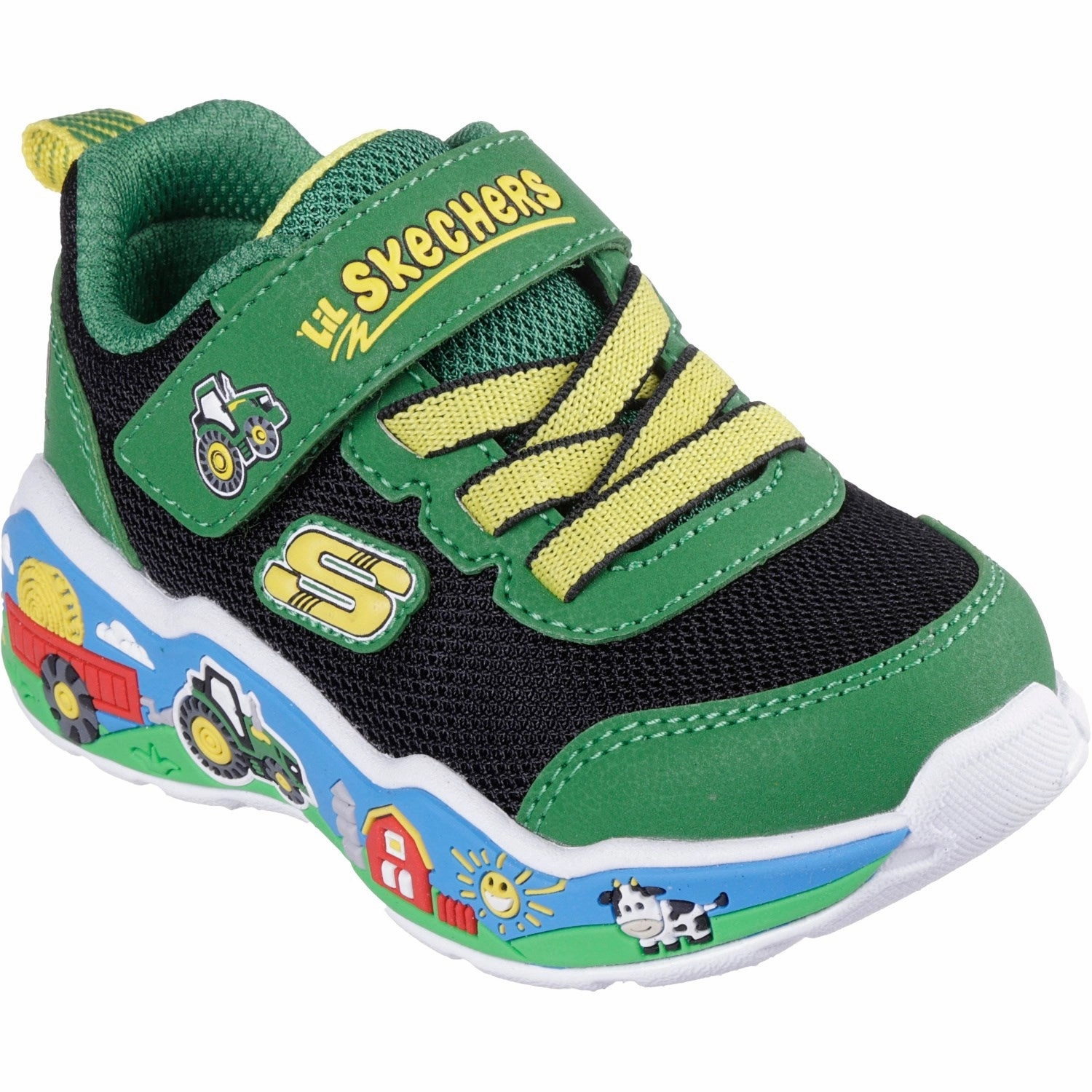 Asymmetric Lacing Weightless Running Tech Skechers X John Deere: Play Scene-Barn-Squad Buddies Sneakers