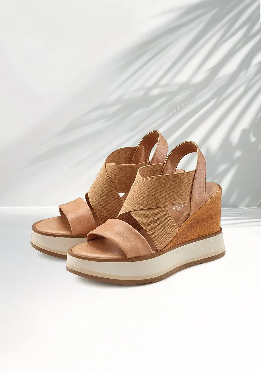 Relaxing Sandals LASCANA Women's Leather Wedge Sandals