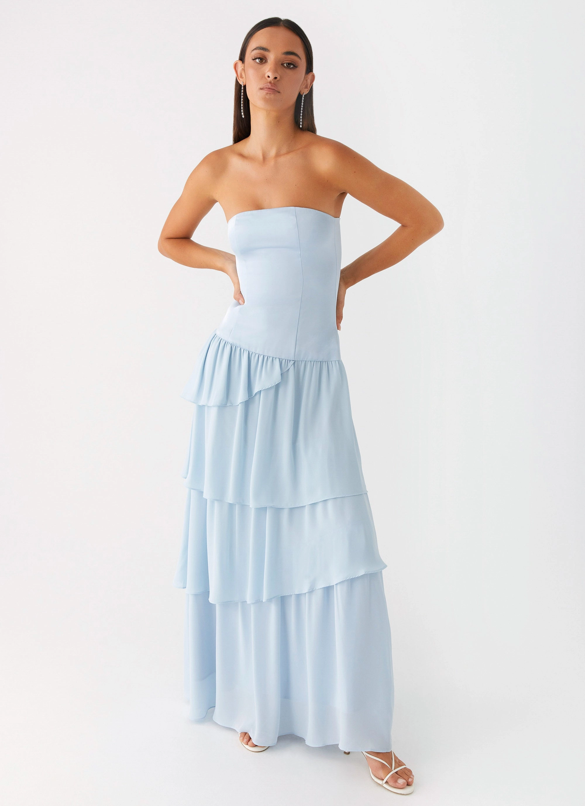 Our Story Maxi Dress - Pastel Blue Smart Glide Comfy Wear