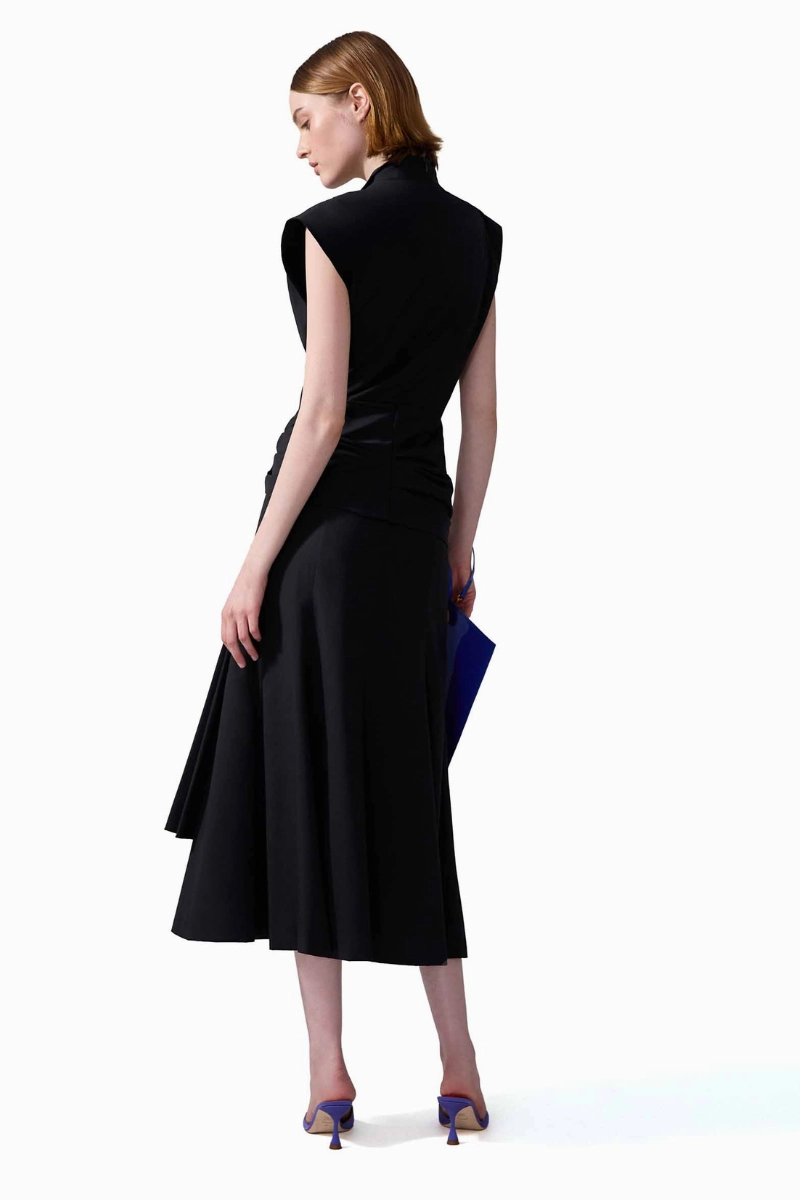 Body Ease Sleeveless Wrap Dress