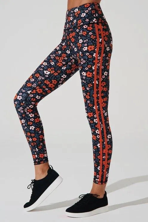 Relaxed Comfort Wear Pocket Design Palma Legging - Maja Orange