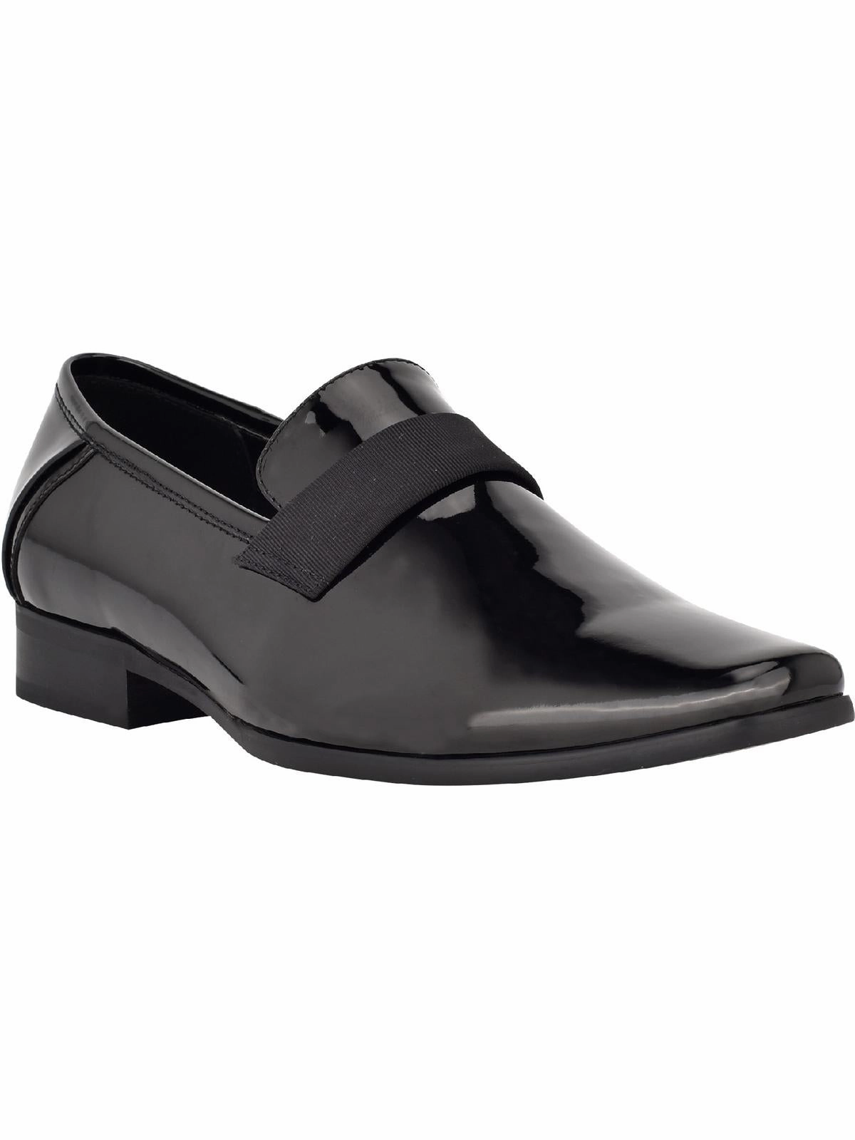 Bernard Mens Patent Leather Square Toe Oxfords Perfect Fit