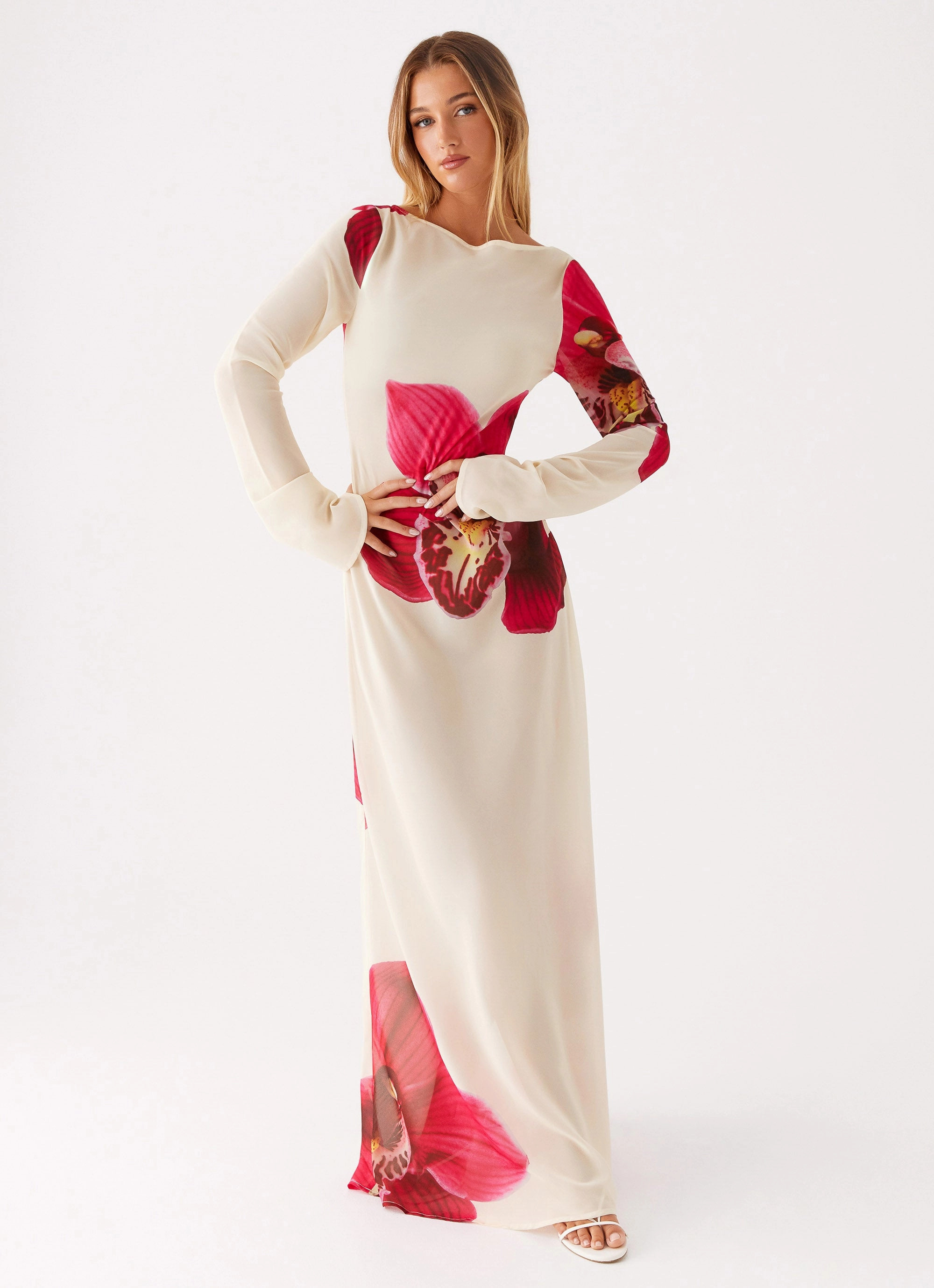 Bold Style Date night Lorde Maxi Dress - Orchid Yellow