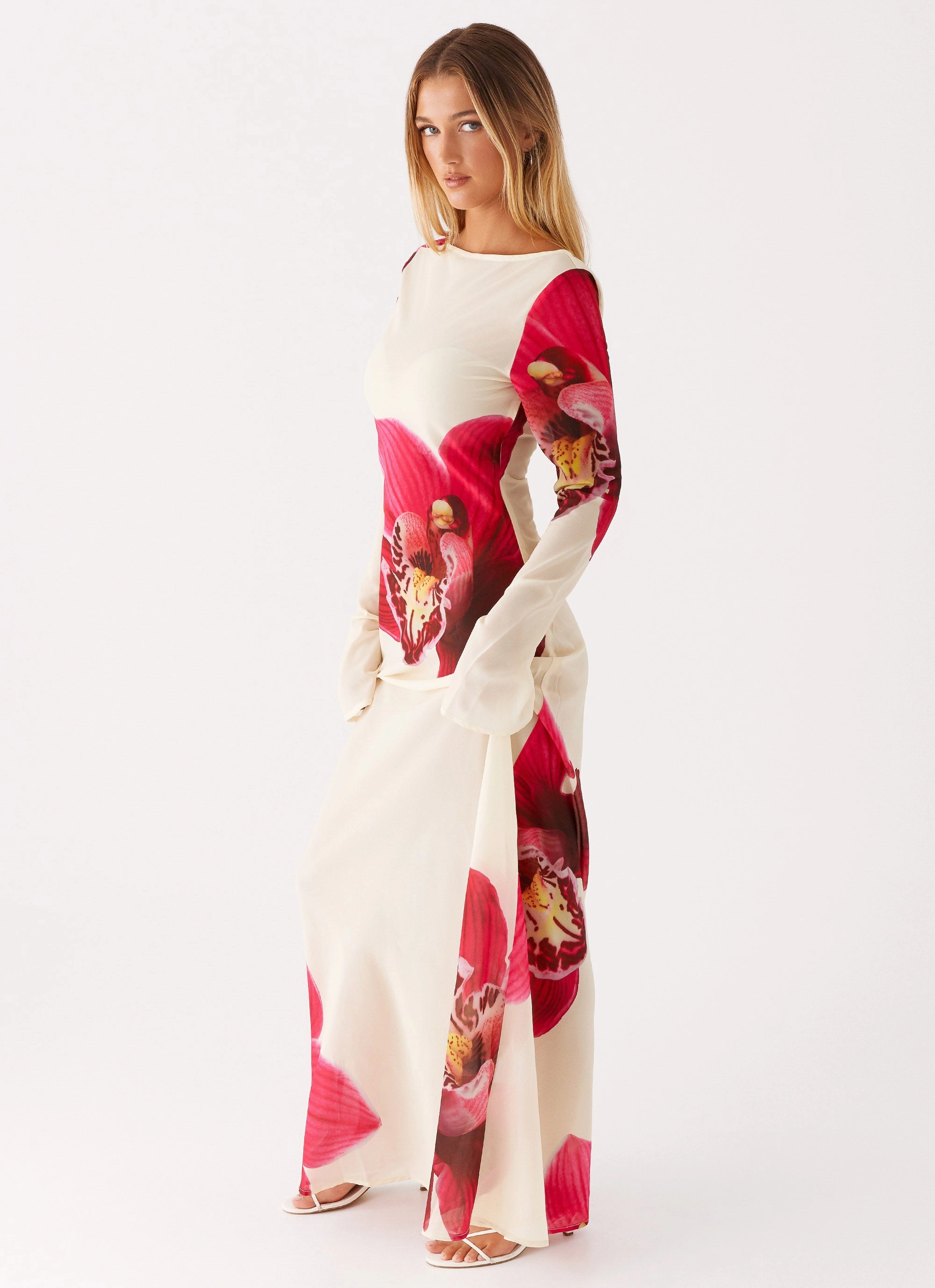 Lorde Maxi Dress - Orchid Yellow Versatile dress for layering Timeless Soft