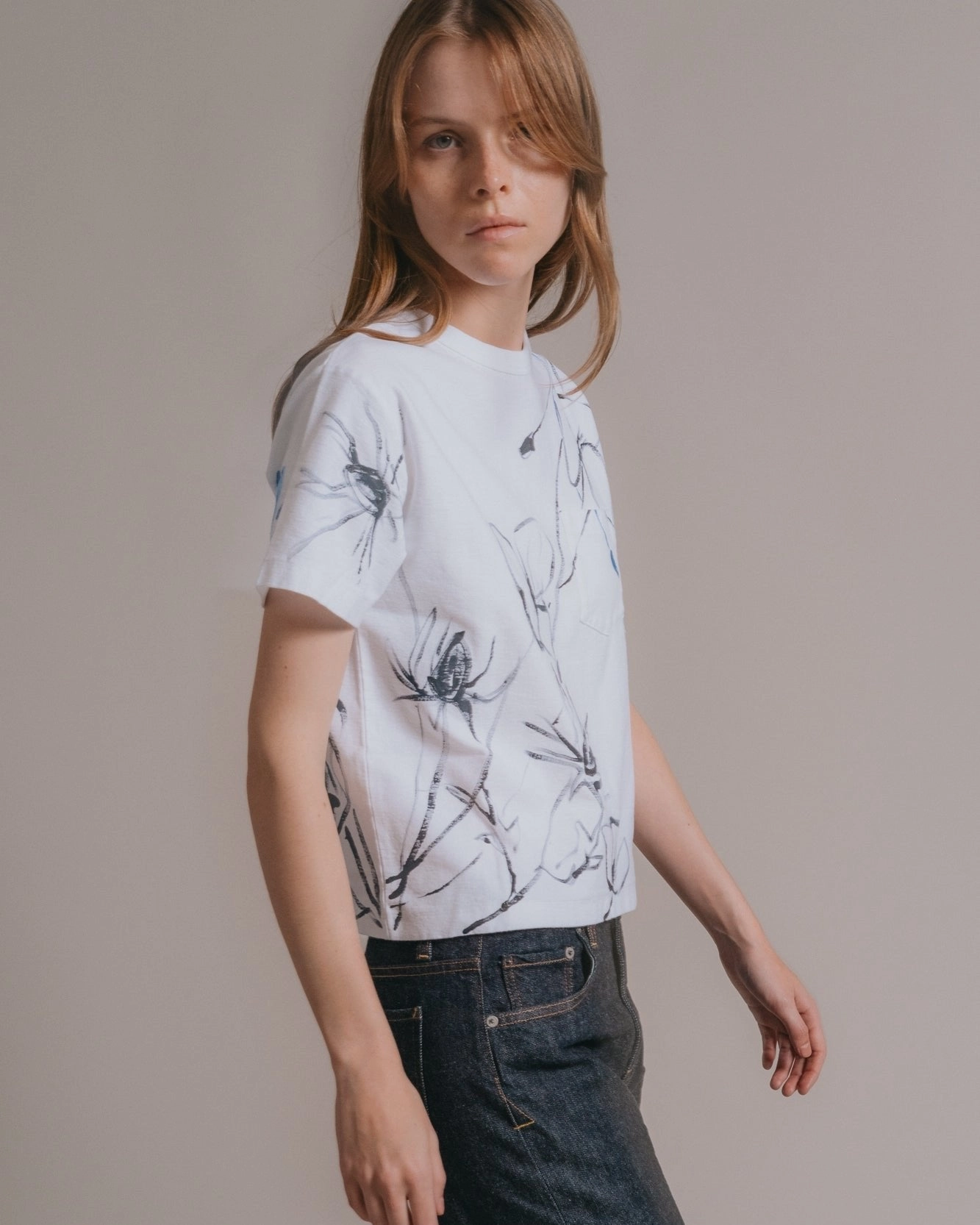 Daily Comfort Style Adjustable Fit x Katie Tomlinson ? Pocket T White