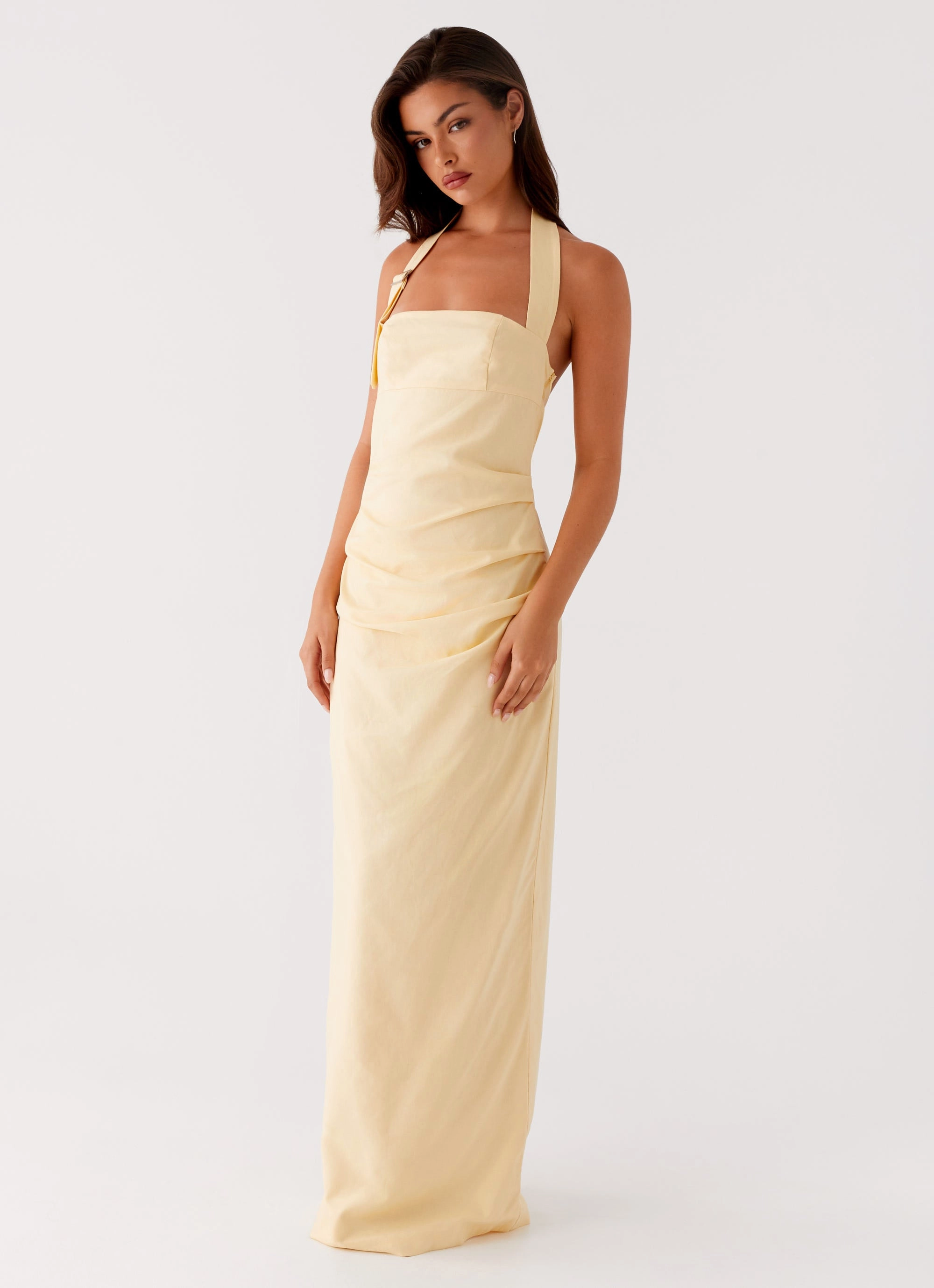 Soft Air Field Fresh Rumour Has it Maxi Dress - Yellow