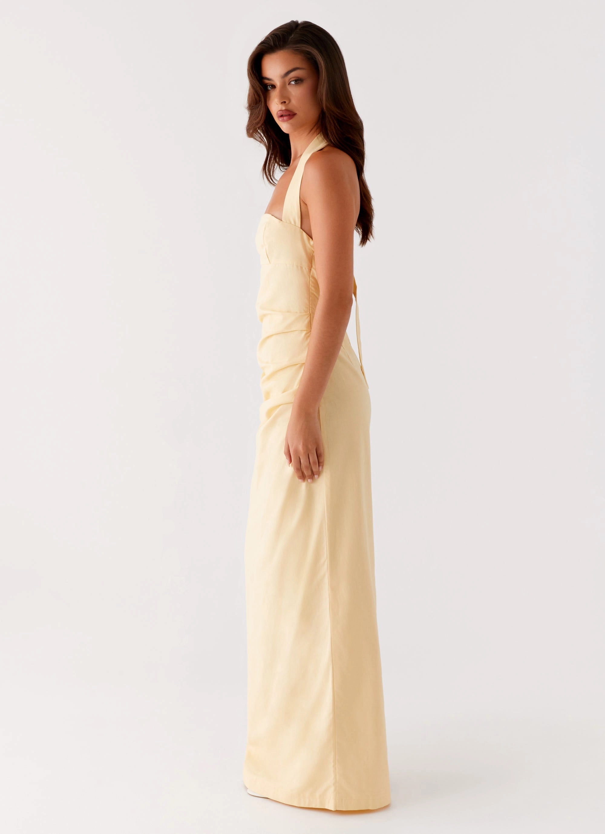 Feminine Layers Rumour Has it Maxi Dress - Yellow