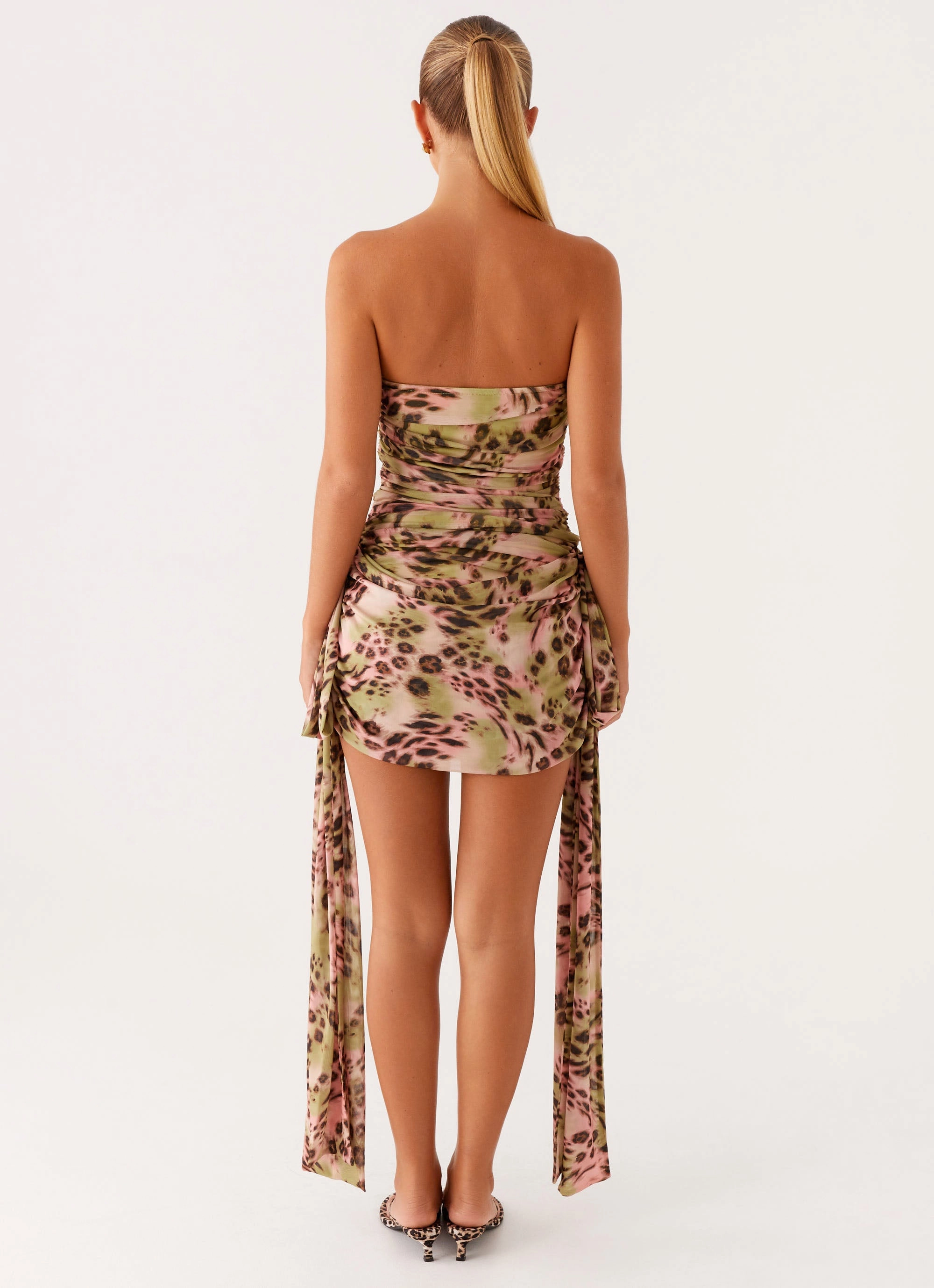 Skin Touch Georgie Mini Dress - Swirl Leo