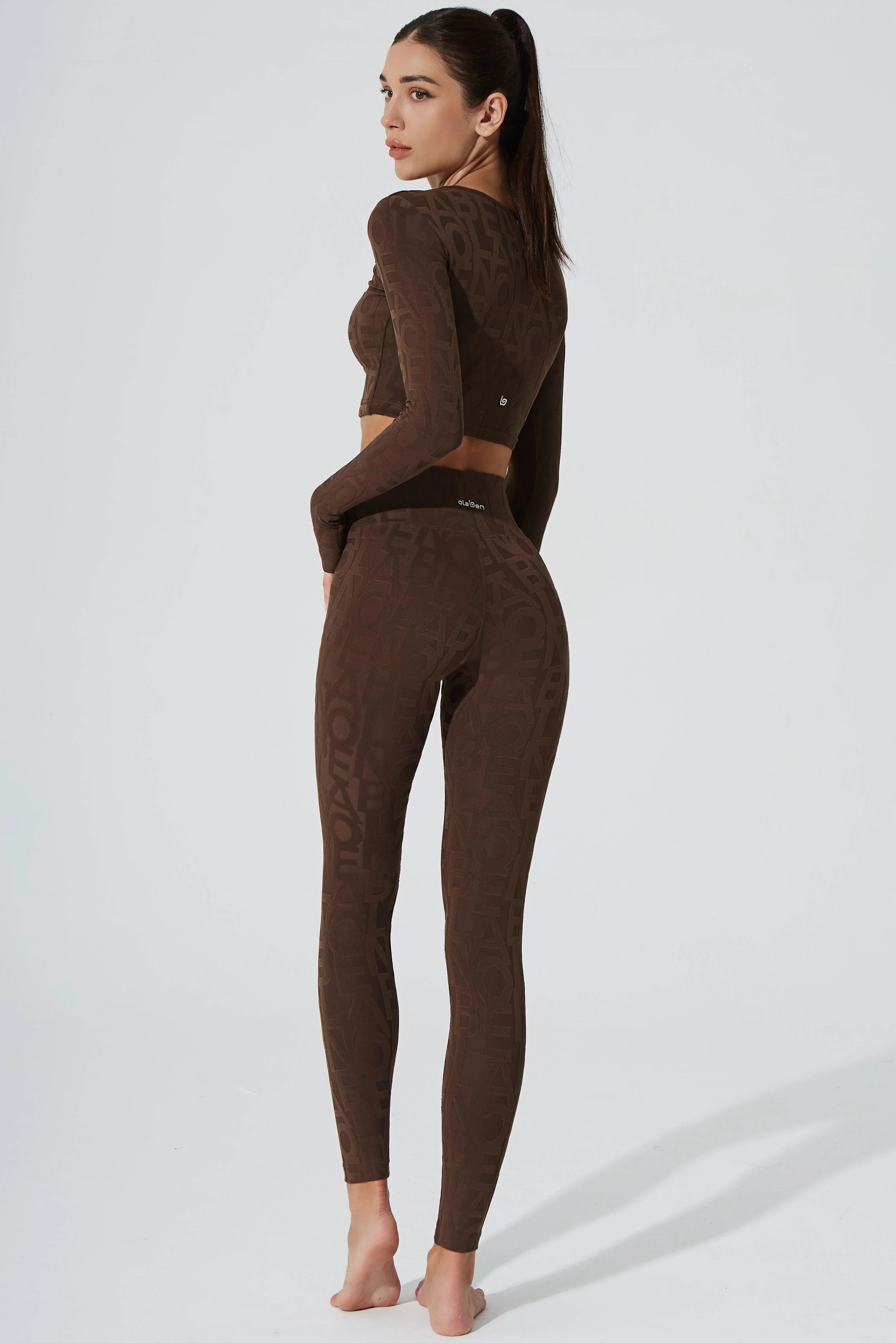 Classic D??ese Fleur Legging 3D - Chocolate Comfortable Fit Design