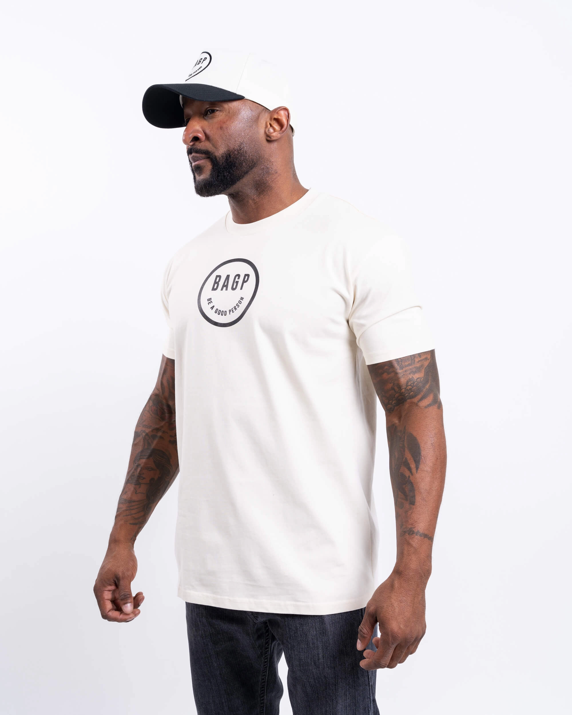 Smiley T-Shirt - Cream/Black Retro nostalgia