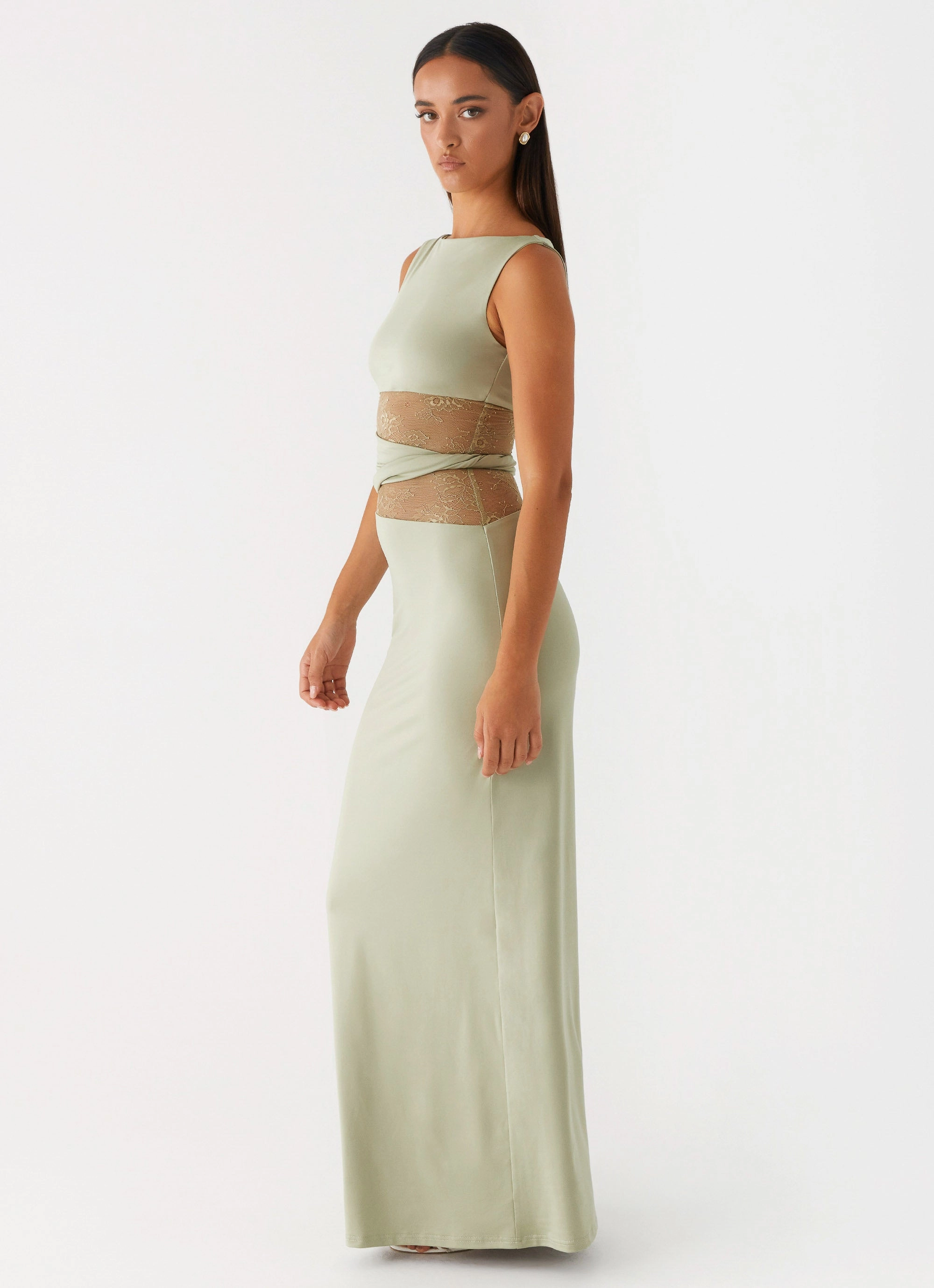 Karma Maxi Dress - Sage soft elegance All Gender Fit