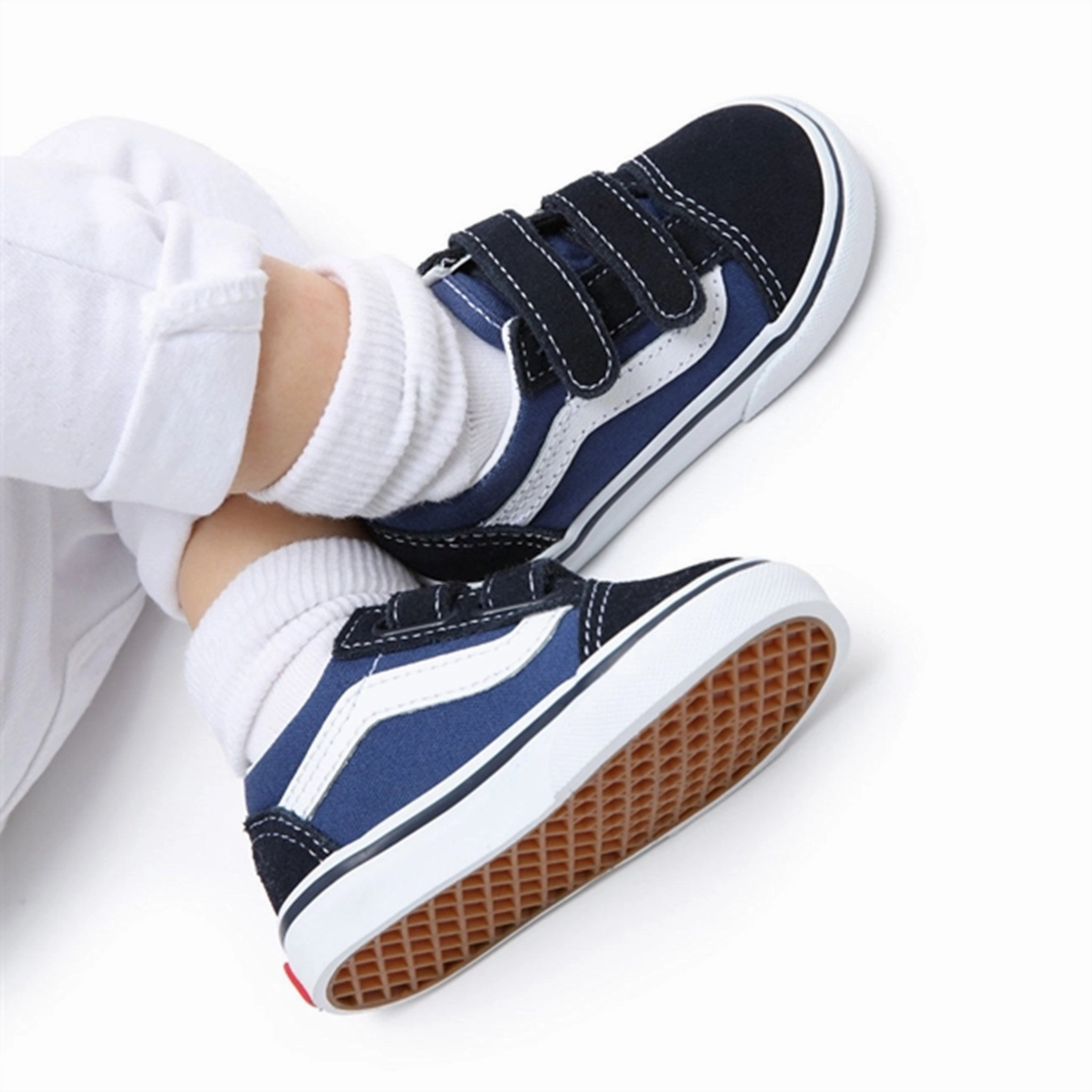 Luxe Touch VANS Old Skool V Navy Sko