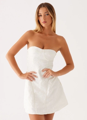 Easy Wrap Chill Comfort So Stylish Mini Dress - White