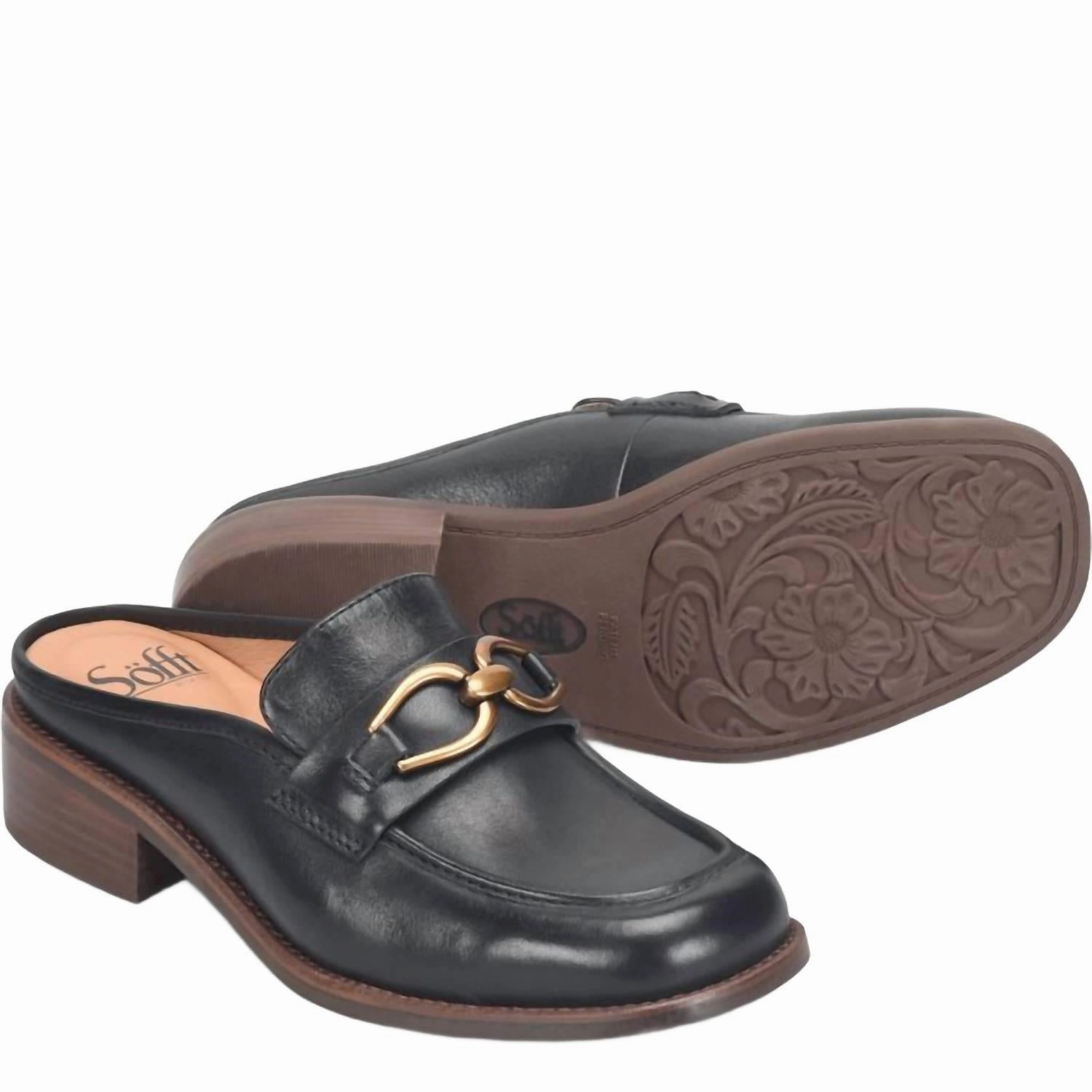 Sustainable Production Method Smart Build Women's Rosalia Alip-On Mule In Black