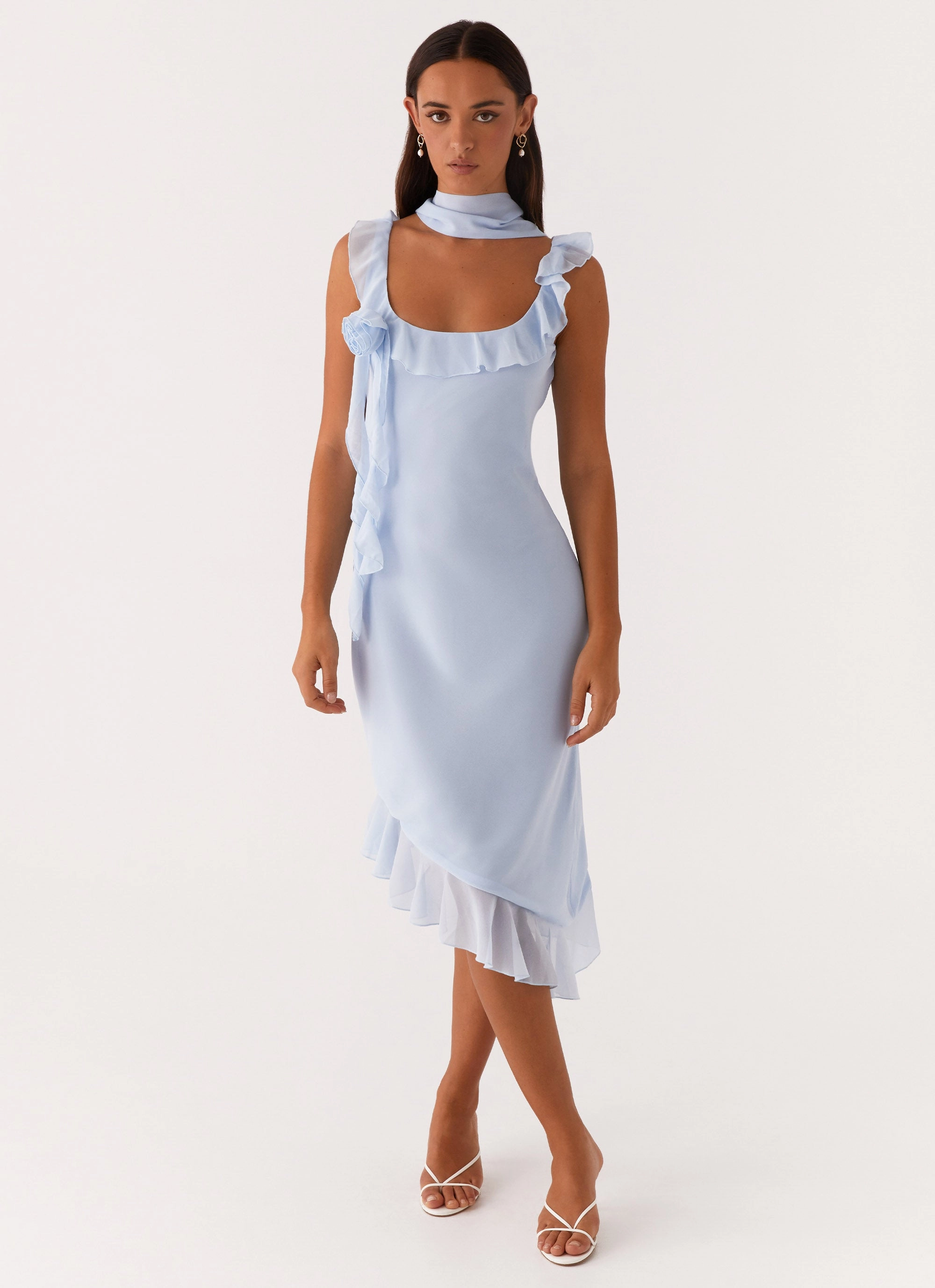 Fariday Midi Dress - Blue Chic and Cozy