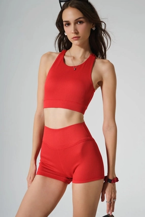 Sabrina Bra - Savvy Red casual top