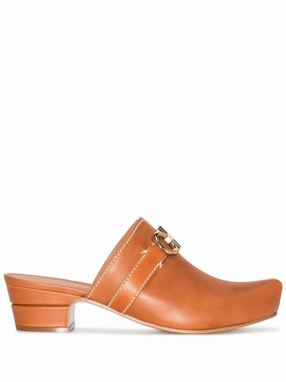 Quick Fit Relaxation Ferragamo Gancini Slip-On Mules