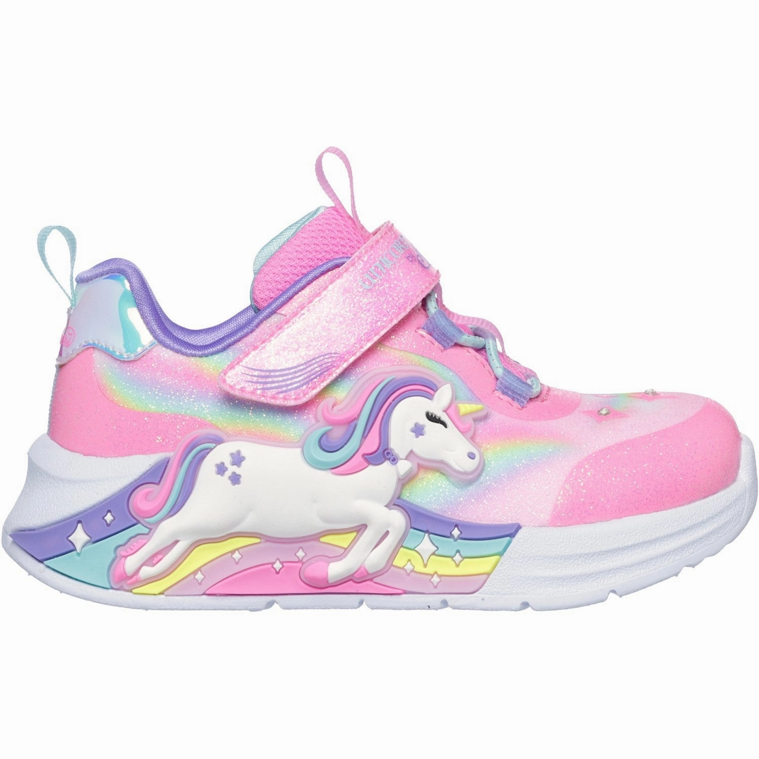 Durable Outsole Rubber Track Walk Skechers PKMT Unicorn Chaser Sneakers