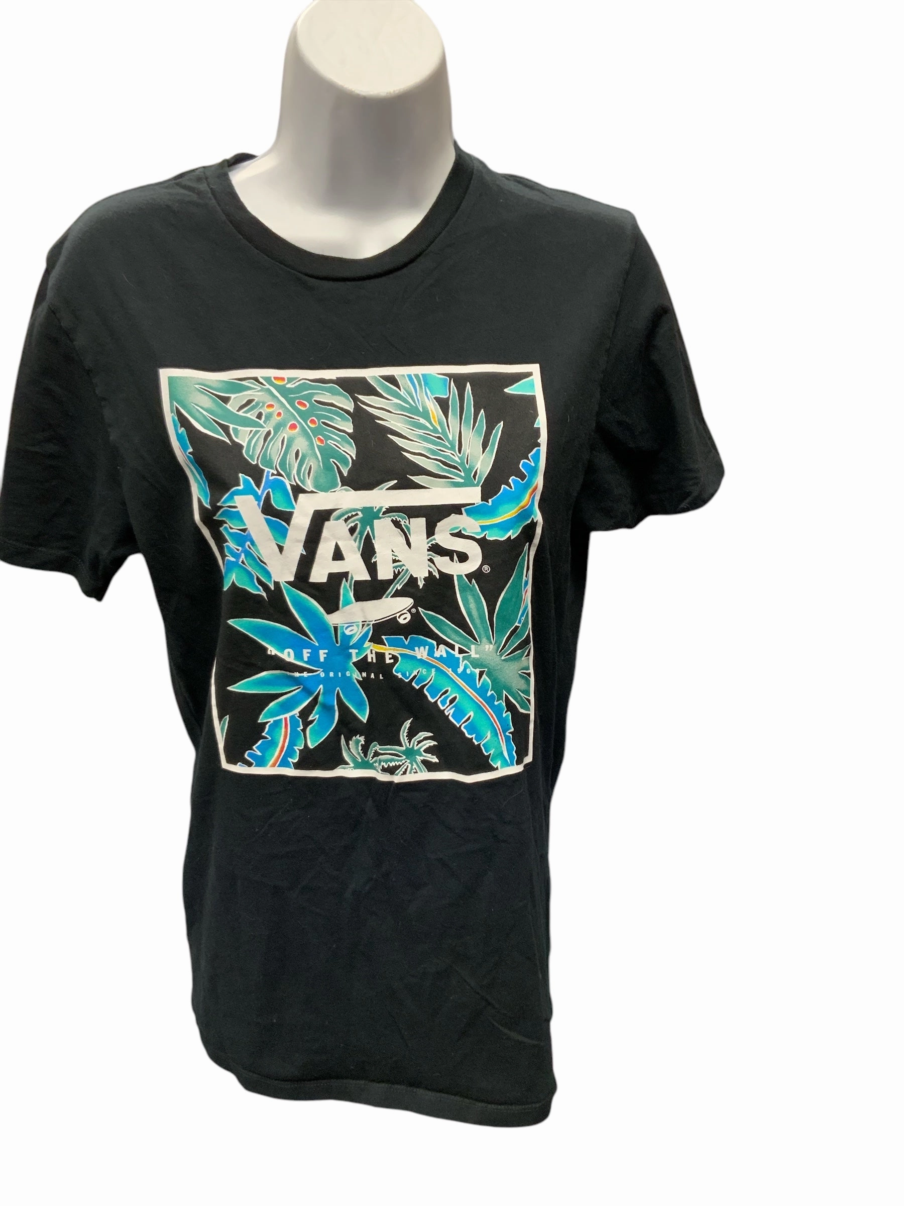Versatile Layer crew neck Vans Tropical Men's Tee Black S