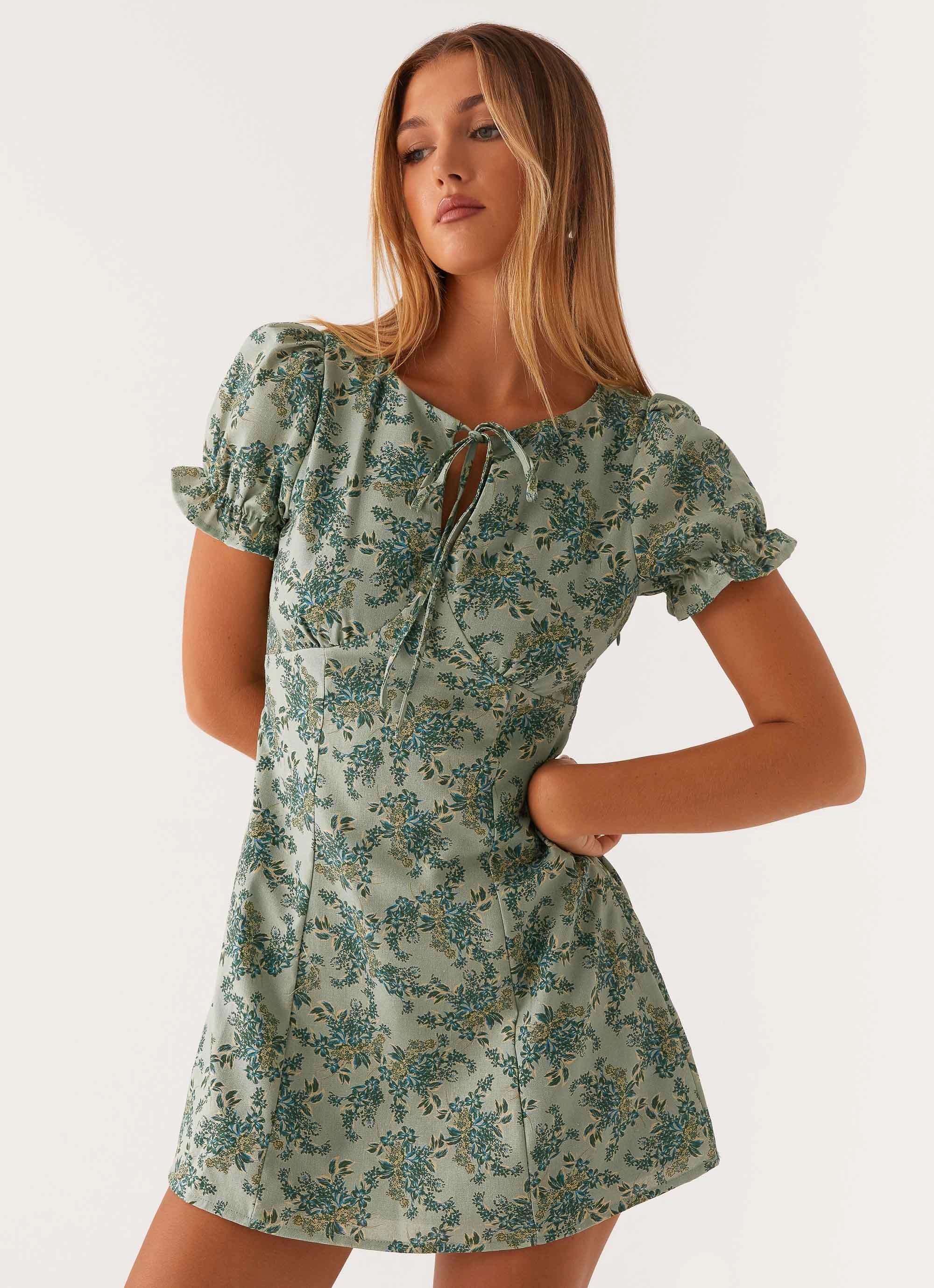 Someday Mini Dress - Cloud Nine Floral Dreamy Motion