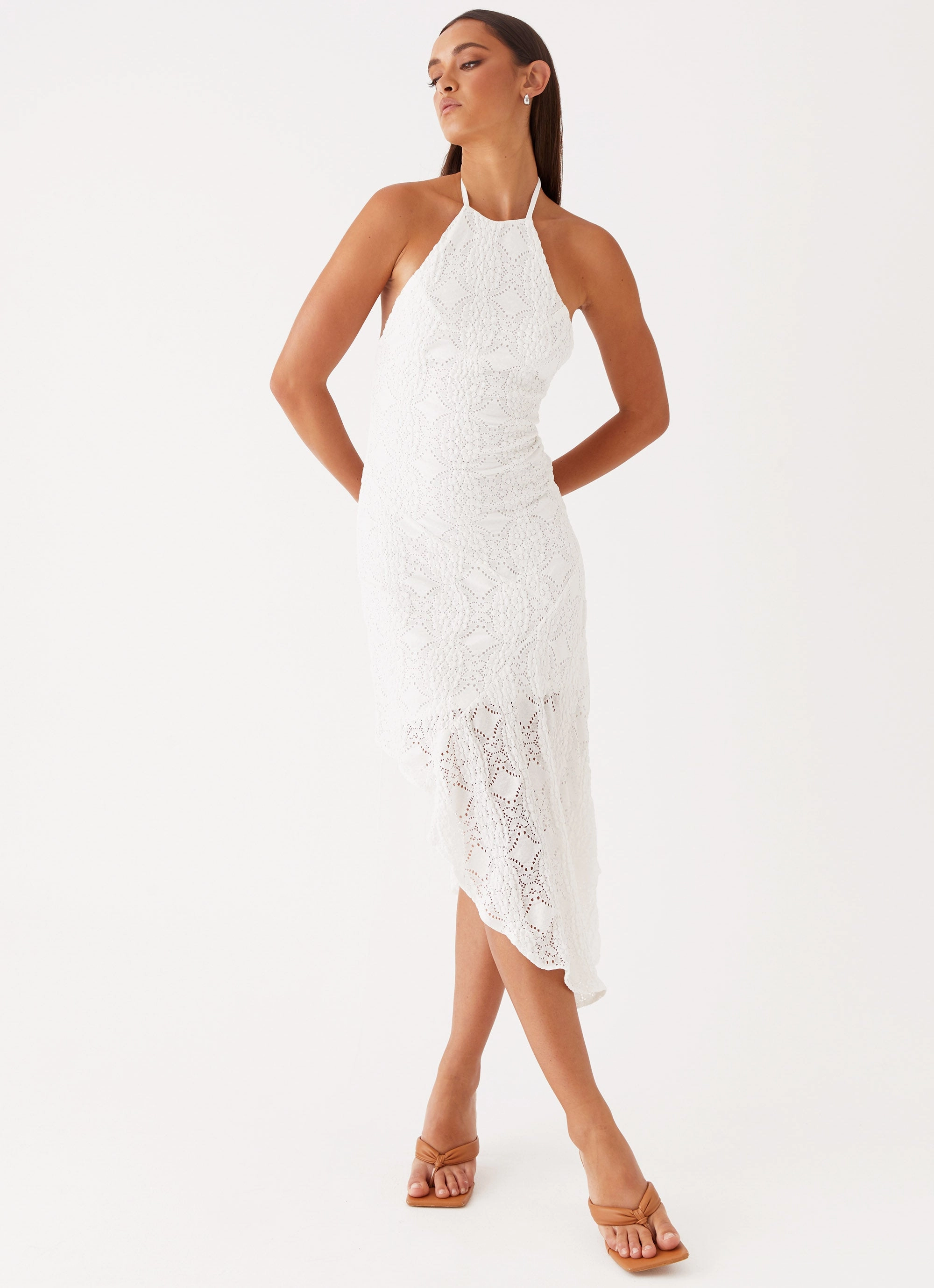 Gender Fluid petite size Sondela Maxi Dress - White