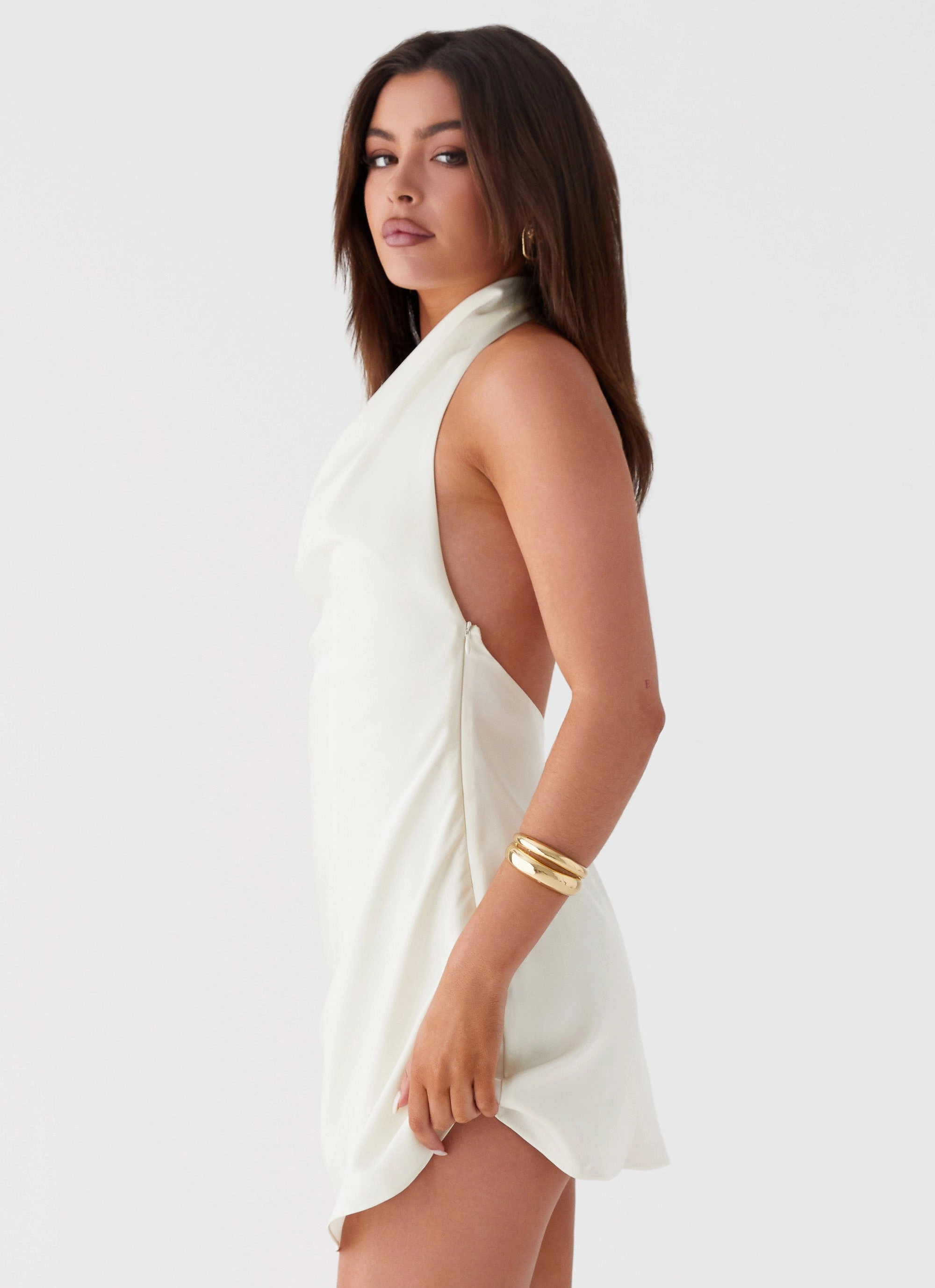 Polished Tailoring Sonelle Mini Dress - Ivory