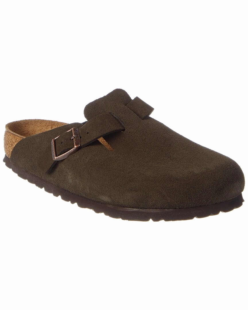 High Comfort Birkenstock Boston Soft Footbed Suede Leather Clog