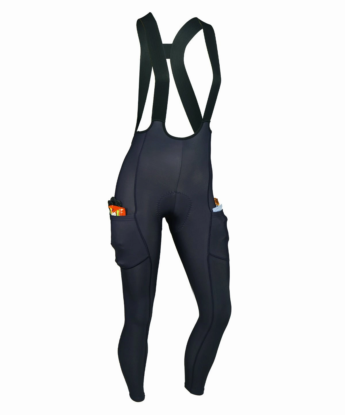 W. ARTICO X CARGO DROP TAIL BIB TIGHT - GUNMETAL BLUE barbecue outfit Versatile Styling