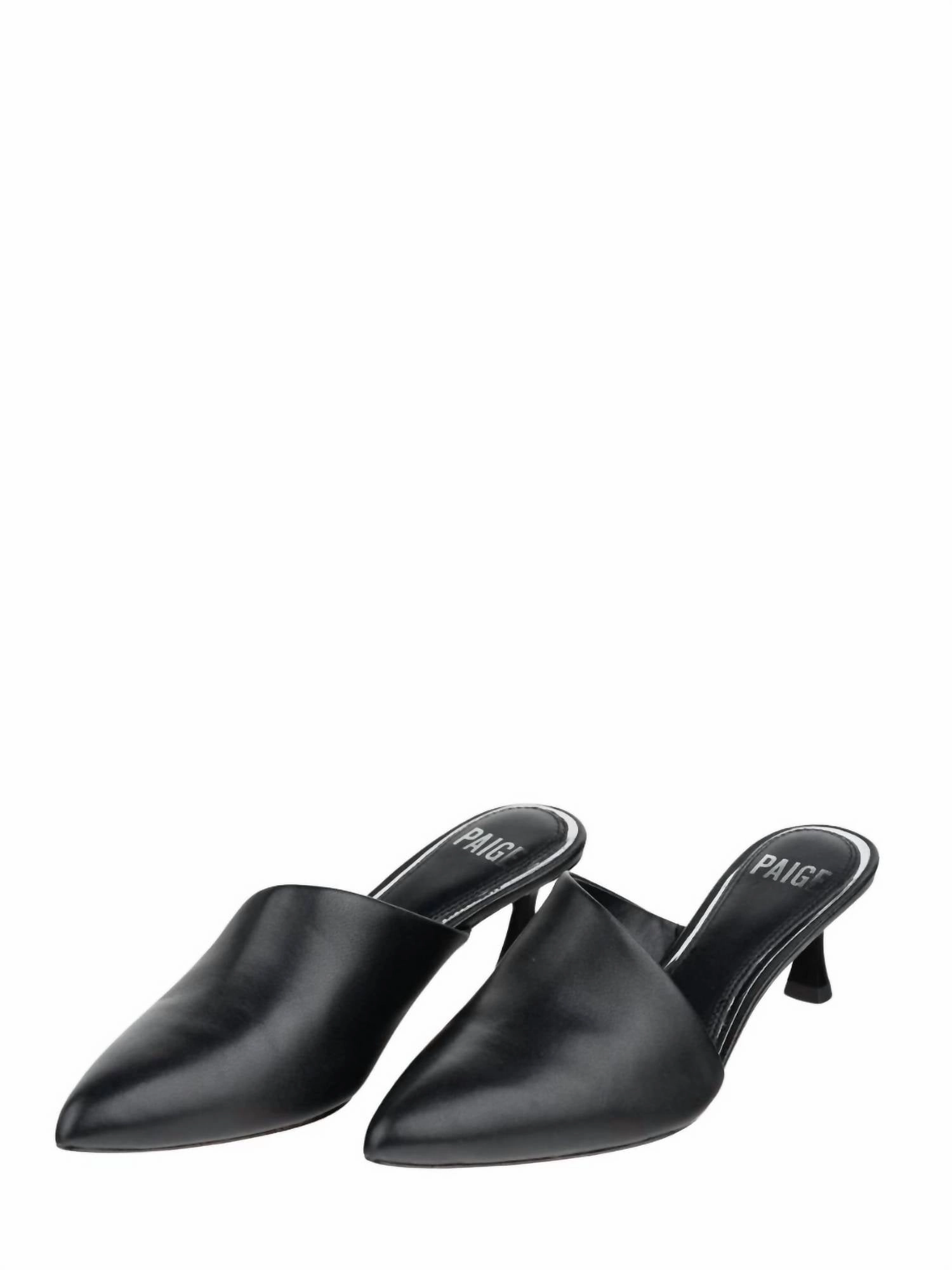 Women's Paloma Mule In Black Breathable Linings Superior Performance