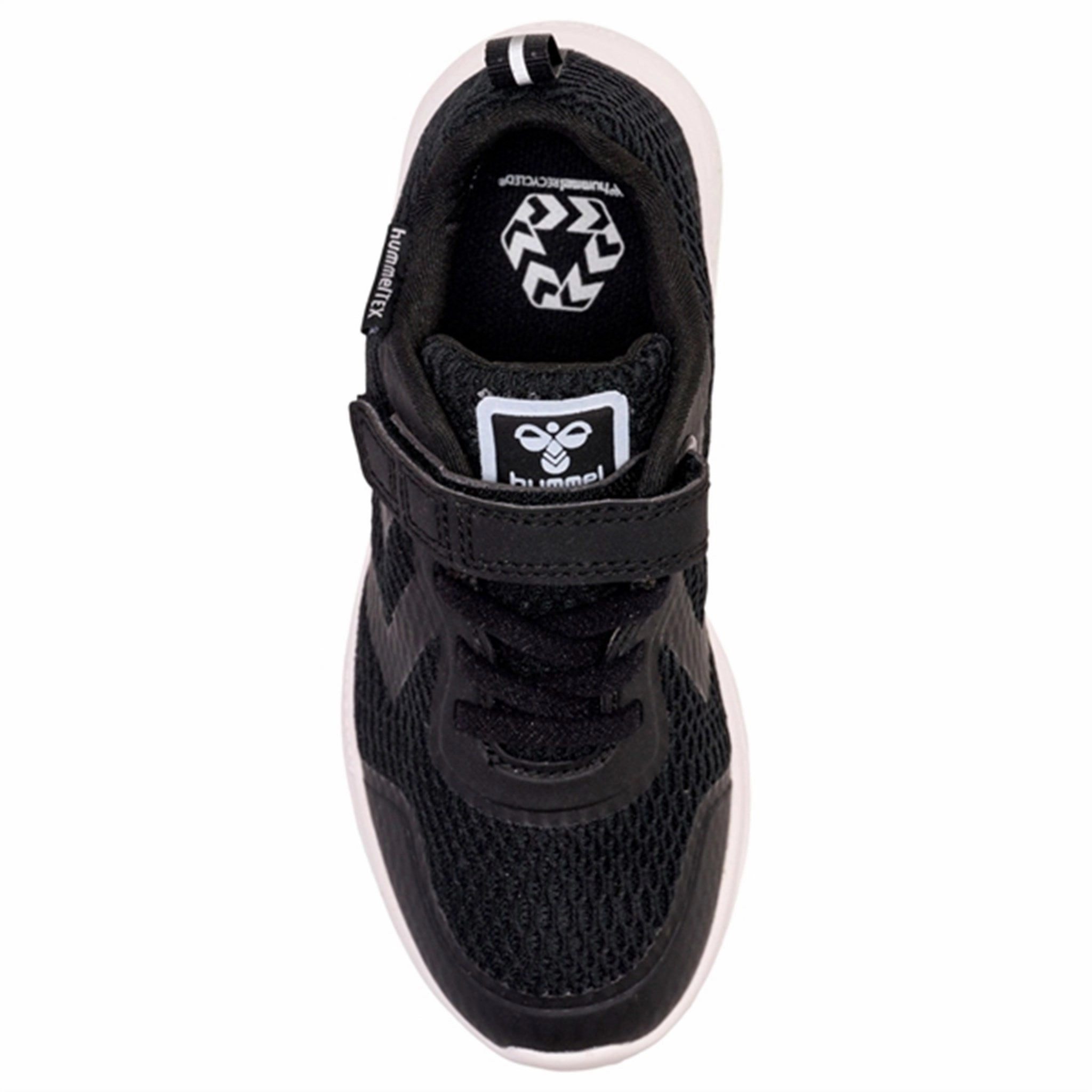 Cushioned Tongue Hummel Actus Tex Recycled Jr. Sneakers Black