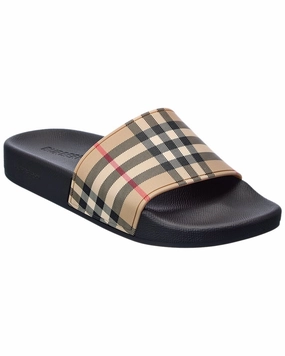 Burberry Furley Rubber Slide Toe box space Comfortable fit