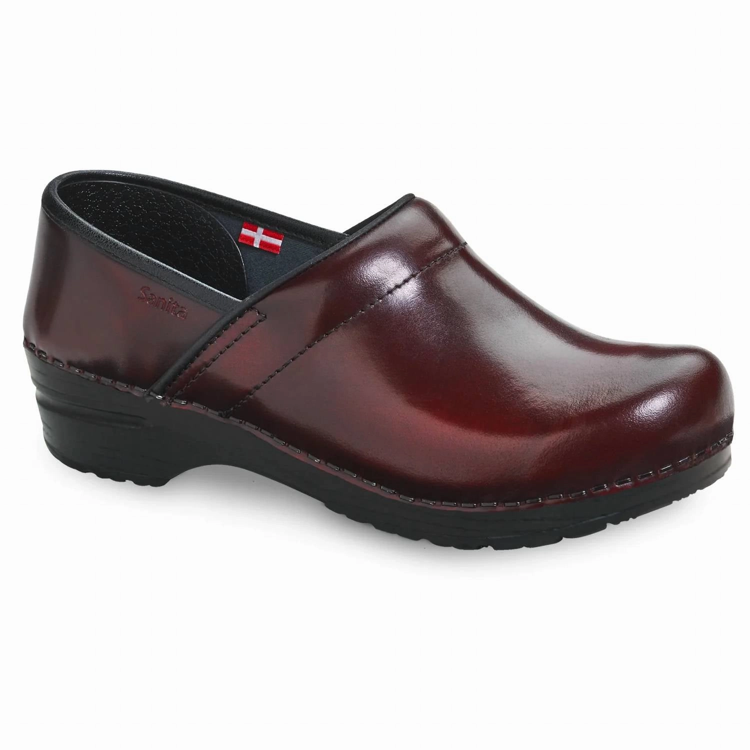 Women's Original Professional Cabrio Clog In Bordeaux Premium Fit Easy Footwear